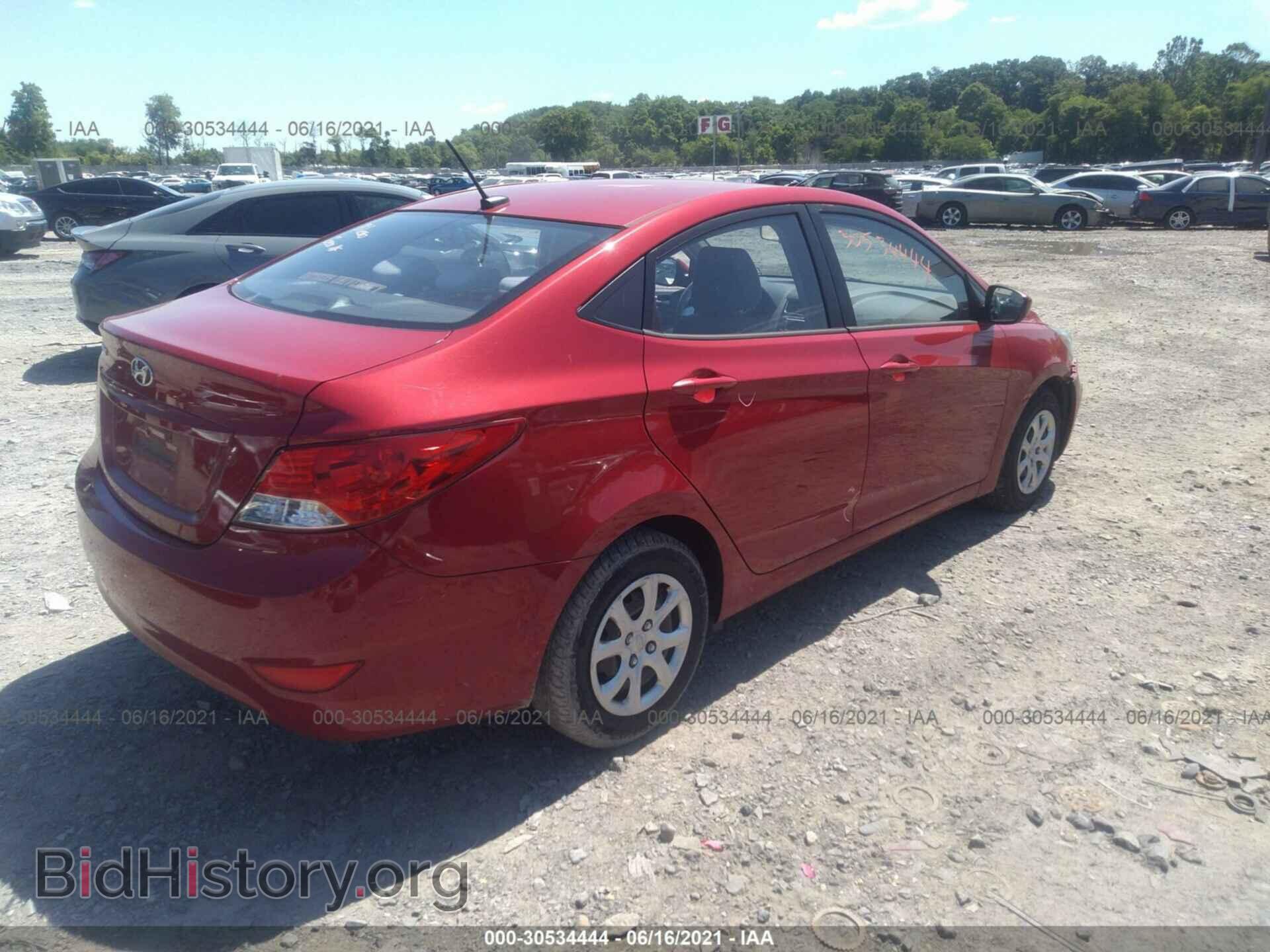 2013 HYUNDAI ACCENT - VIN: KMHCT4AE8DU487660 - Фото 4