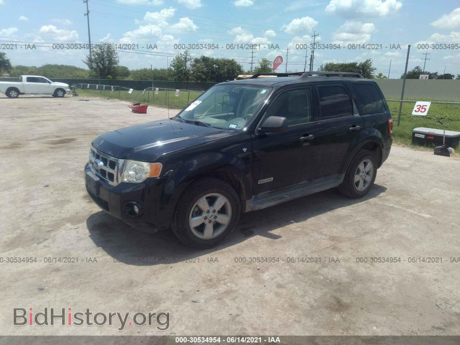 2008 FORD ESCAPE - VIN: 1FMCU03128KD06893 - Фото 2
