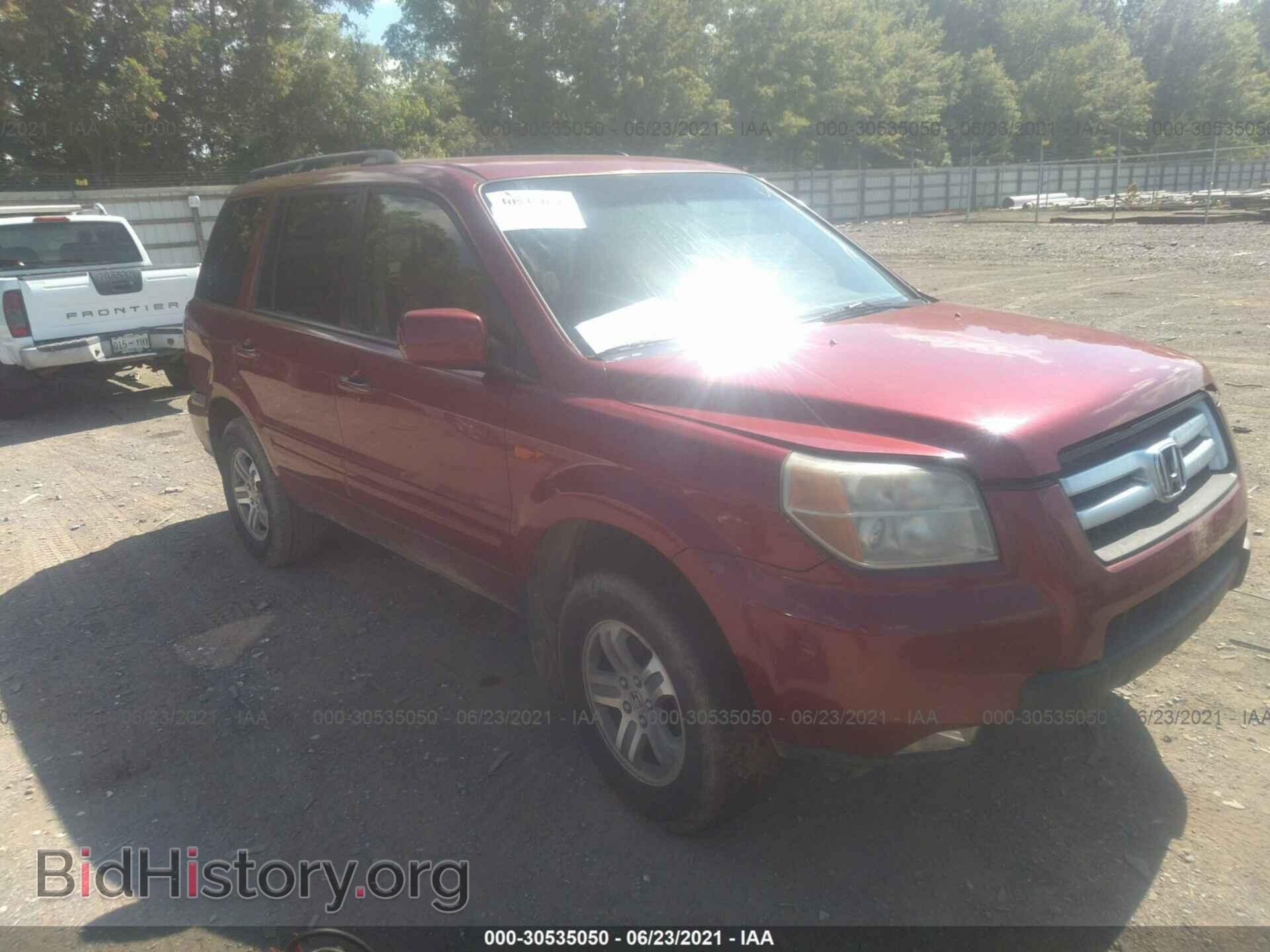 Photo 5FNYF18456B025727 - HONDA PILOT 2006