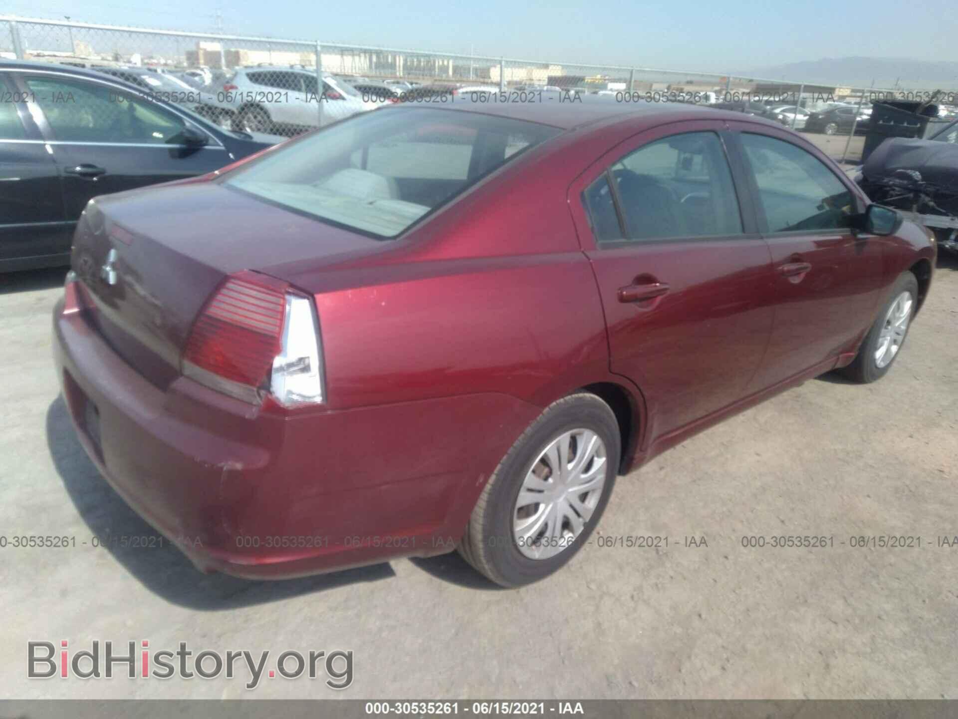 2007 MITSUBISHI GALANT - VIN: 4A3AB36F57E019911 - Фото 4