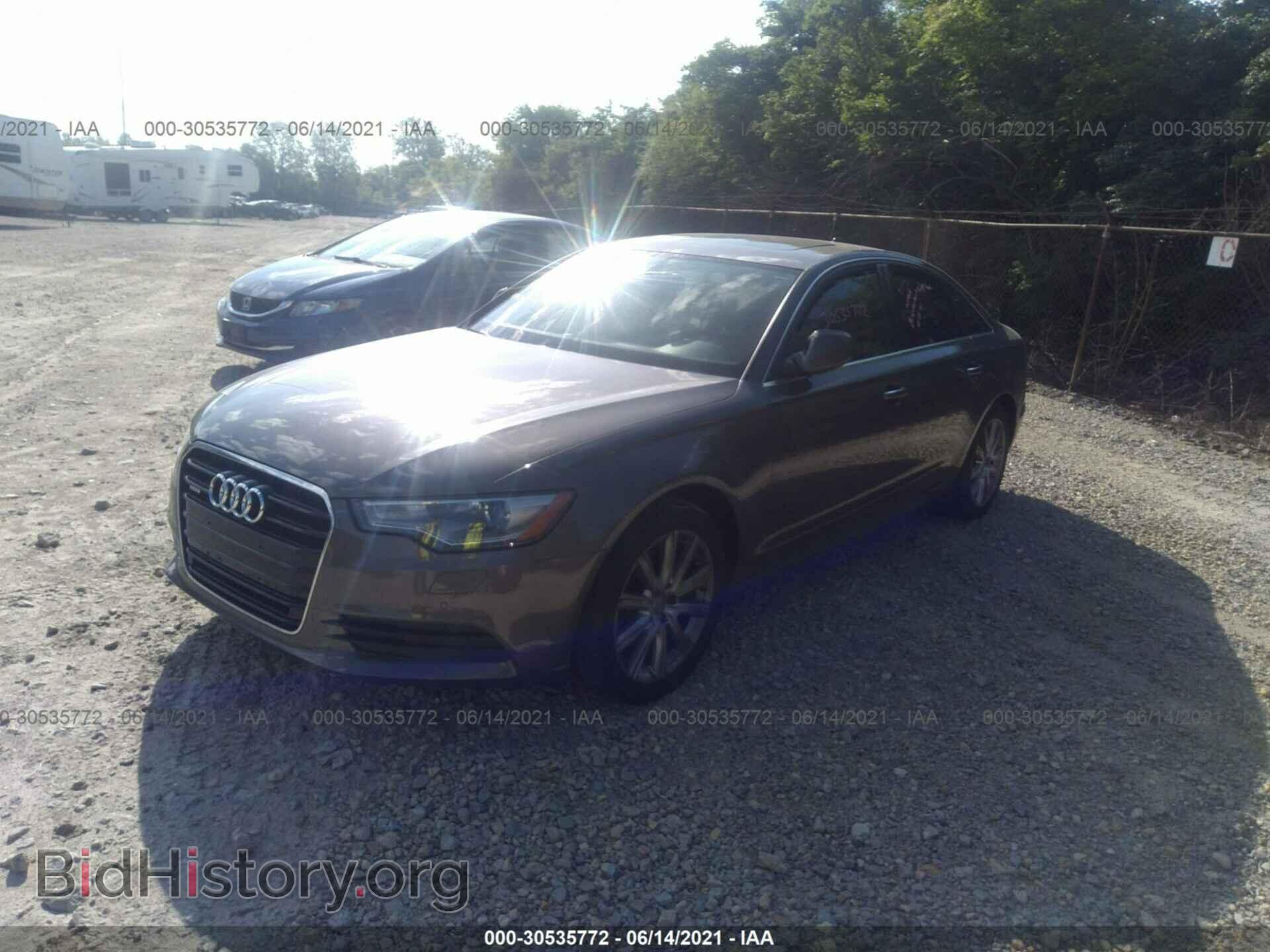 2013 AUDI A6 - VIN: WAUGFAFC8DN076964 - Фото 2