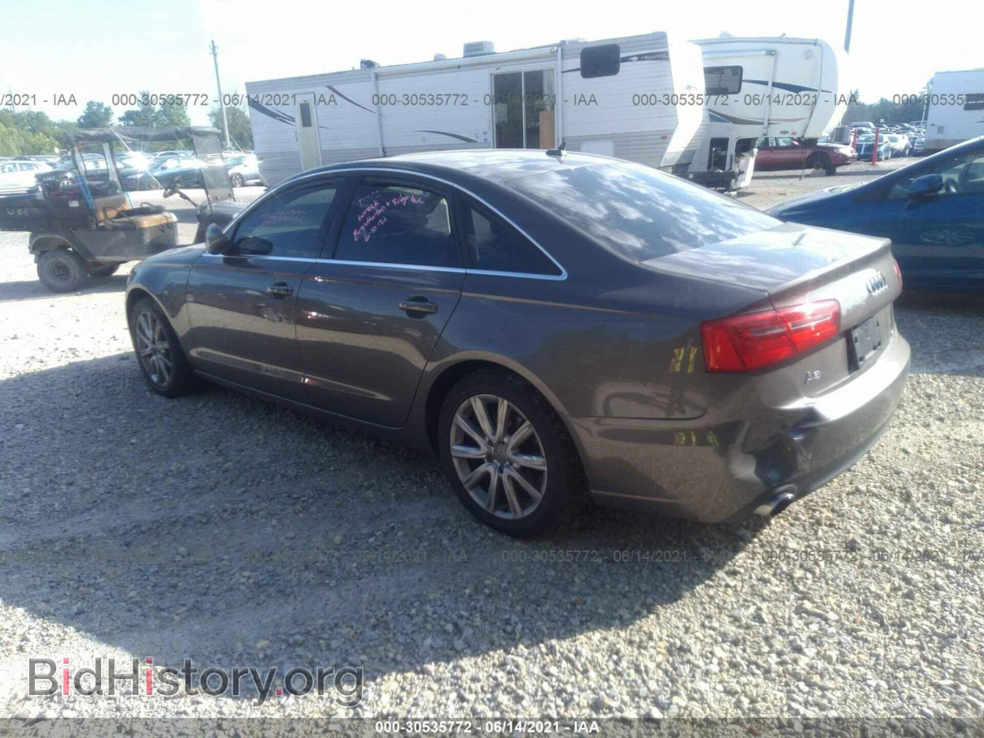2013 AUDI A6 - VIN: WAUGFAFC8DN076964 - Фото 3