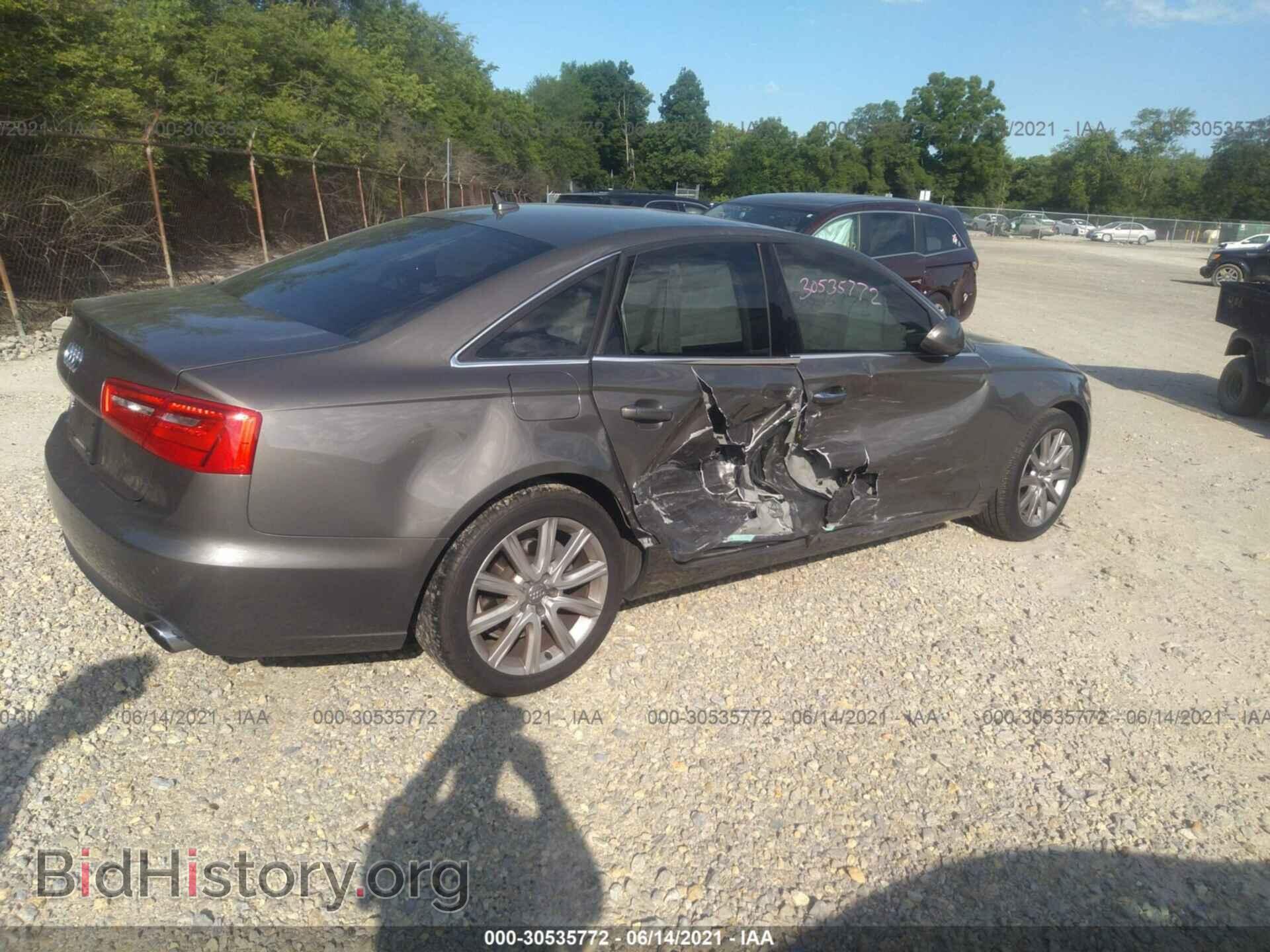 2013 AUDI A6 - VIN: WAUGFAFC8DN076964 - Фото 4