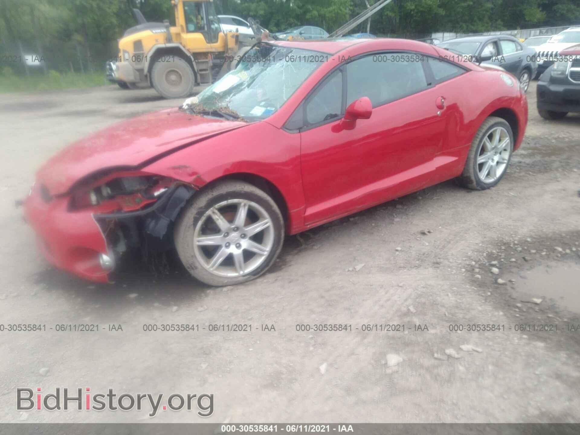 2006 MITSUBISHI ECLIPSE - VIN: 4A3AK34T86E002494 - Фото 2