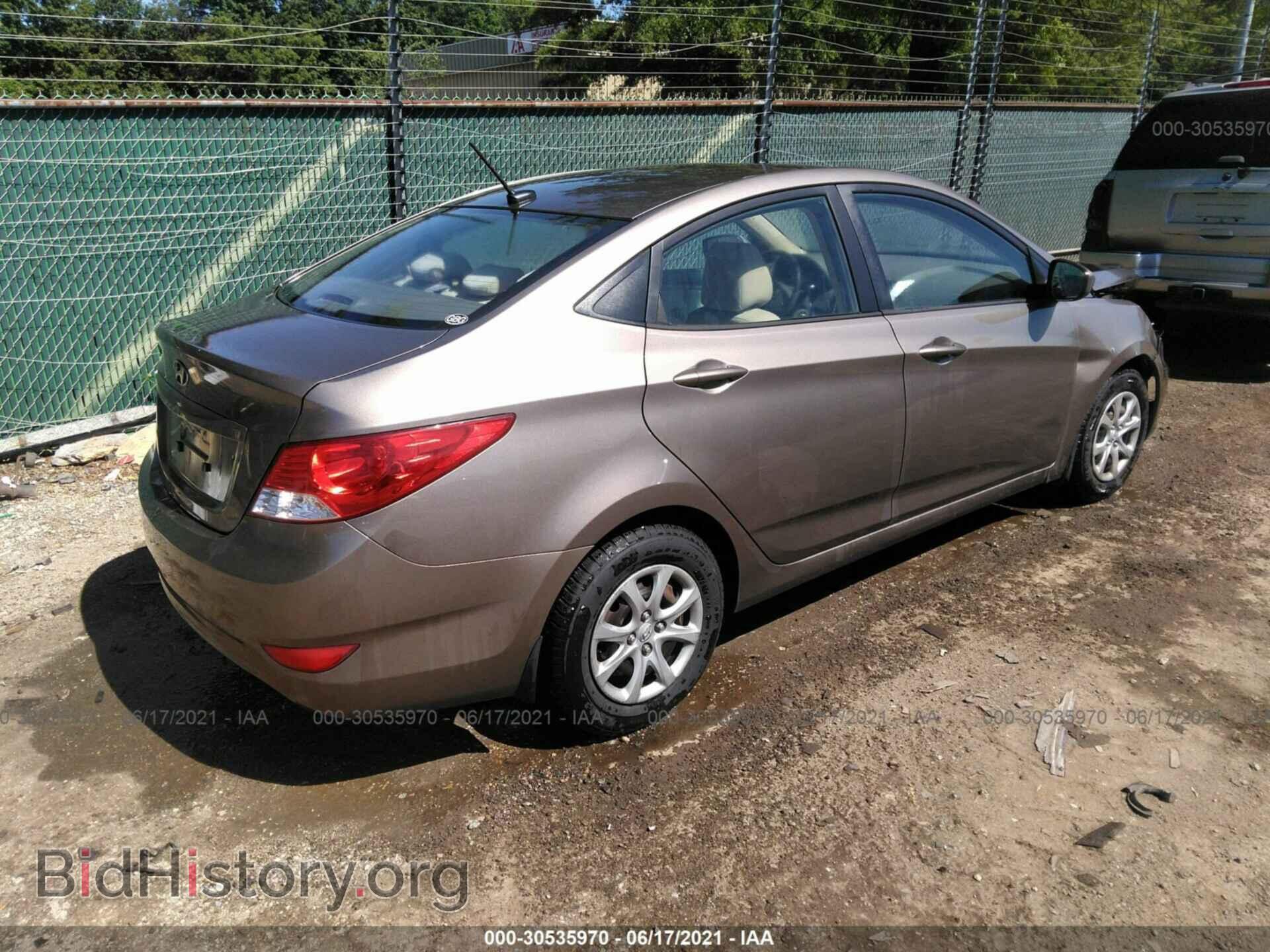 2012 HYUNDAI ACCENT - VIN: KMHCT4AE6CU216451 - Фото 4