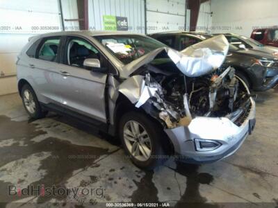 2015 Ford EDGE SEL, серебристый — VIN 2FMTK4J93FBC37984, IAAI