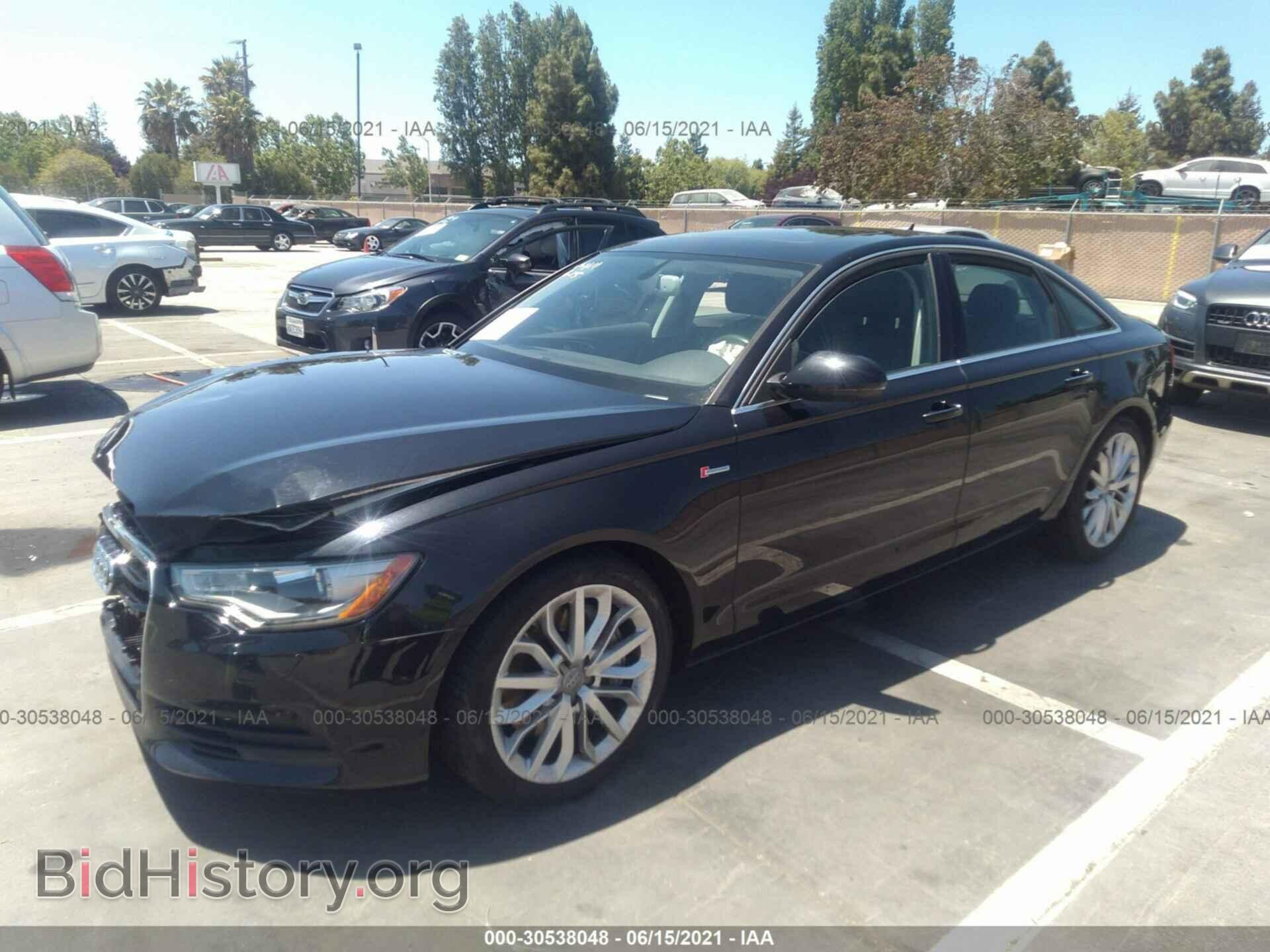 2013 AUDI A6 - VIN: WAUGGAFC7DN109045 - Фото 2