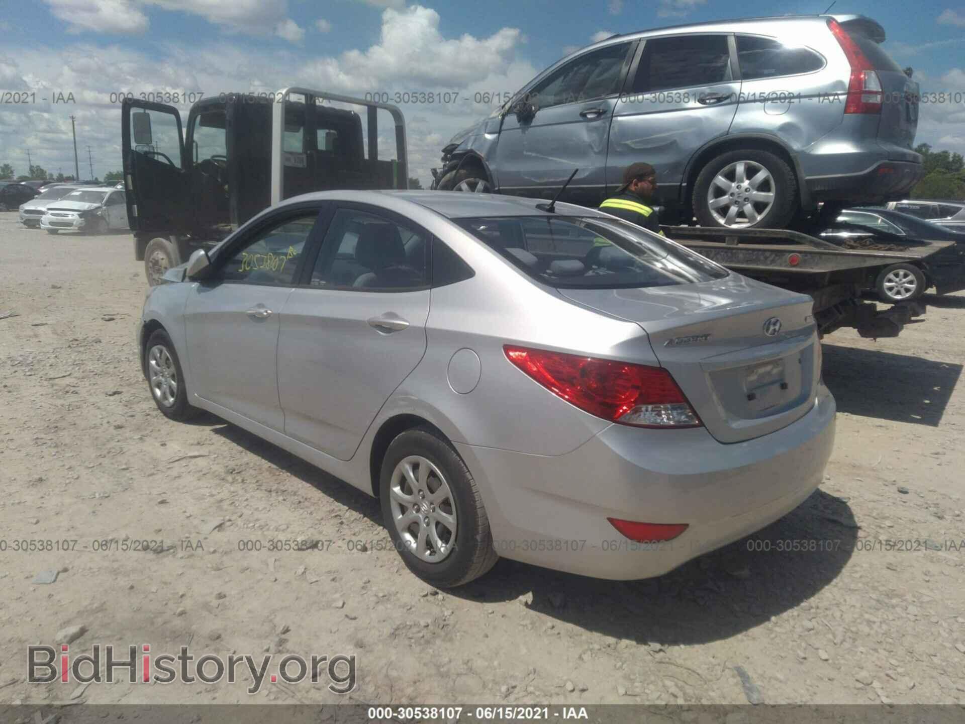 2014 HYUNDAI ACCENT - VIN: KMHCT4AE8EU721992 - Фото 3