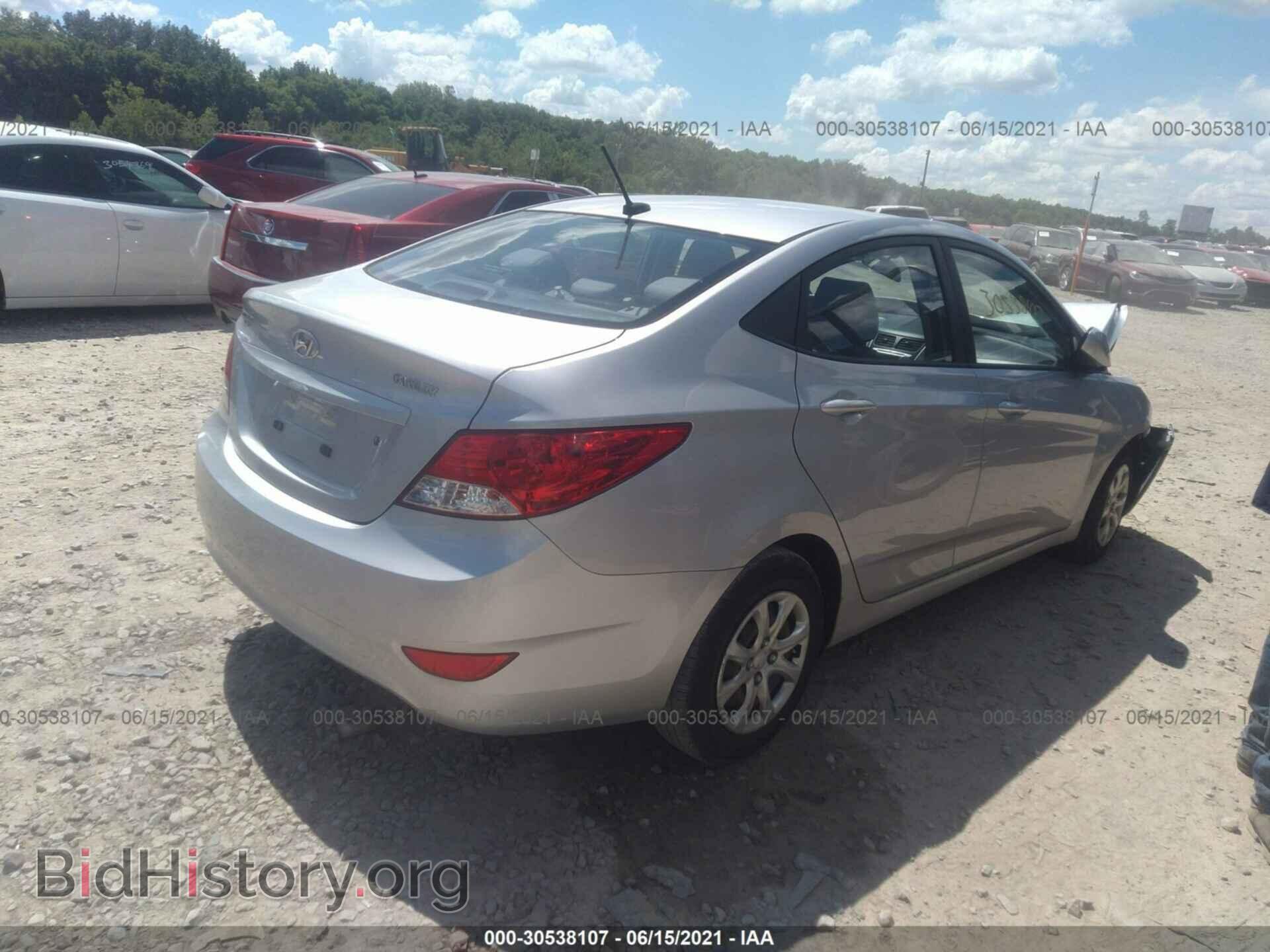 2014 HYUNDAI ACCENT - VIN: KMHCT4AE8EU721992 - Фото 4