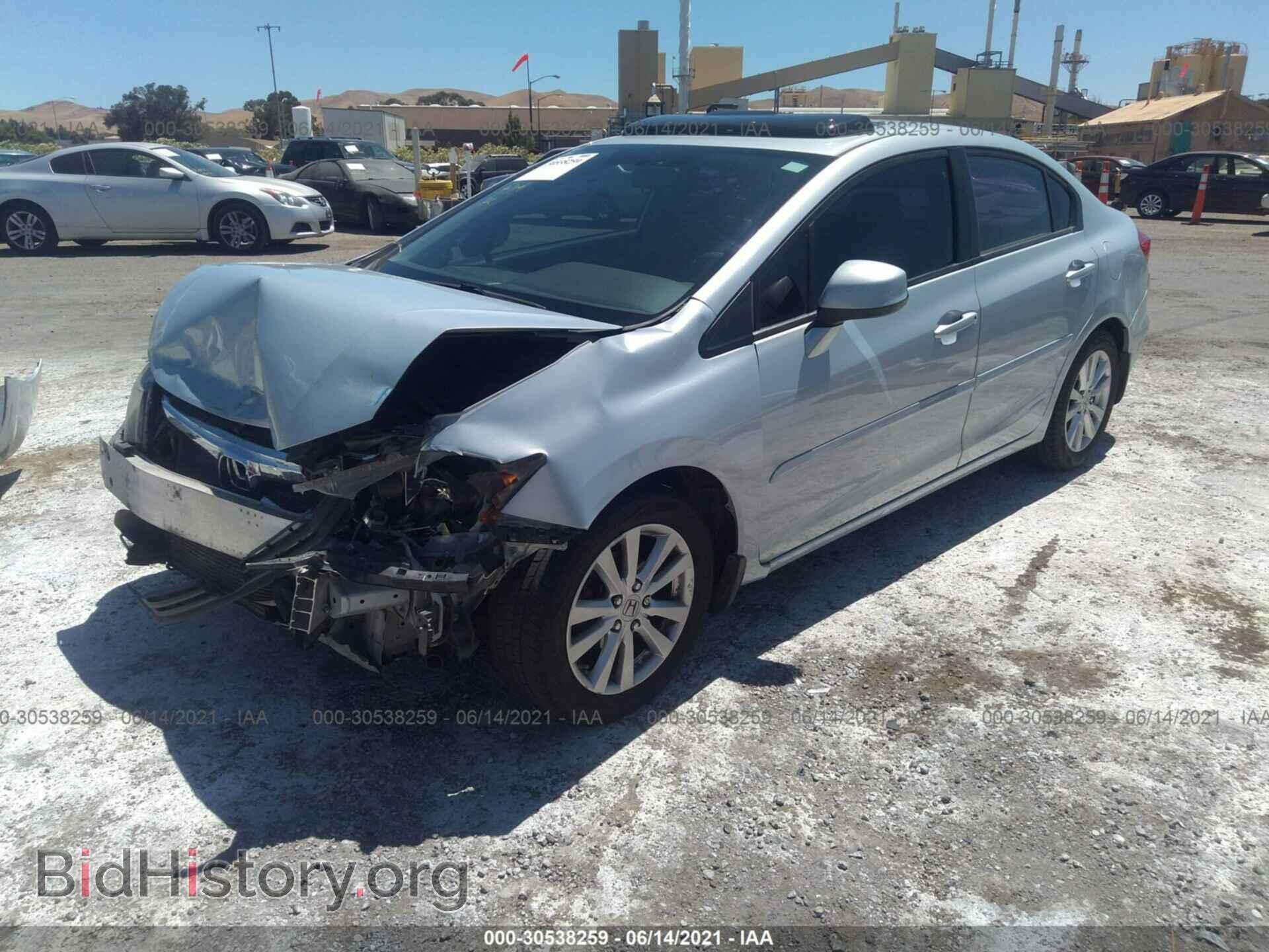 2012 HONDA CIVIC SDN - VIN: 19XFB2F80CE309816 - Фото 2