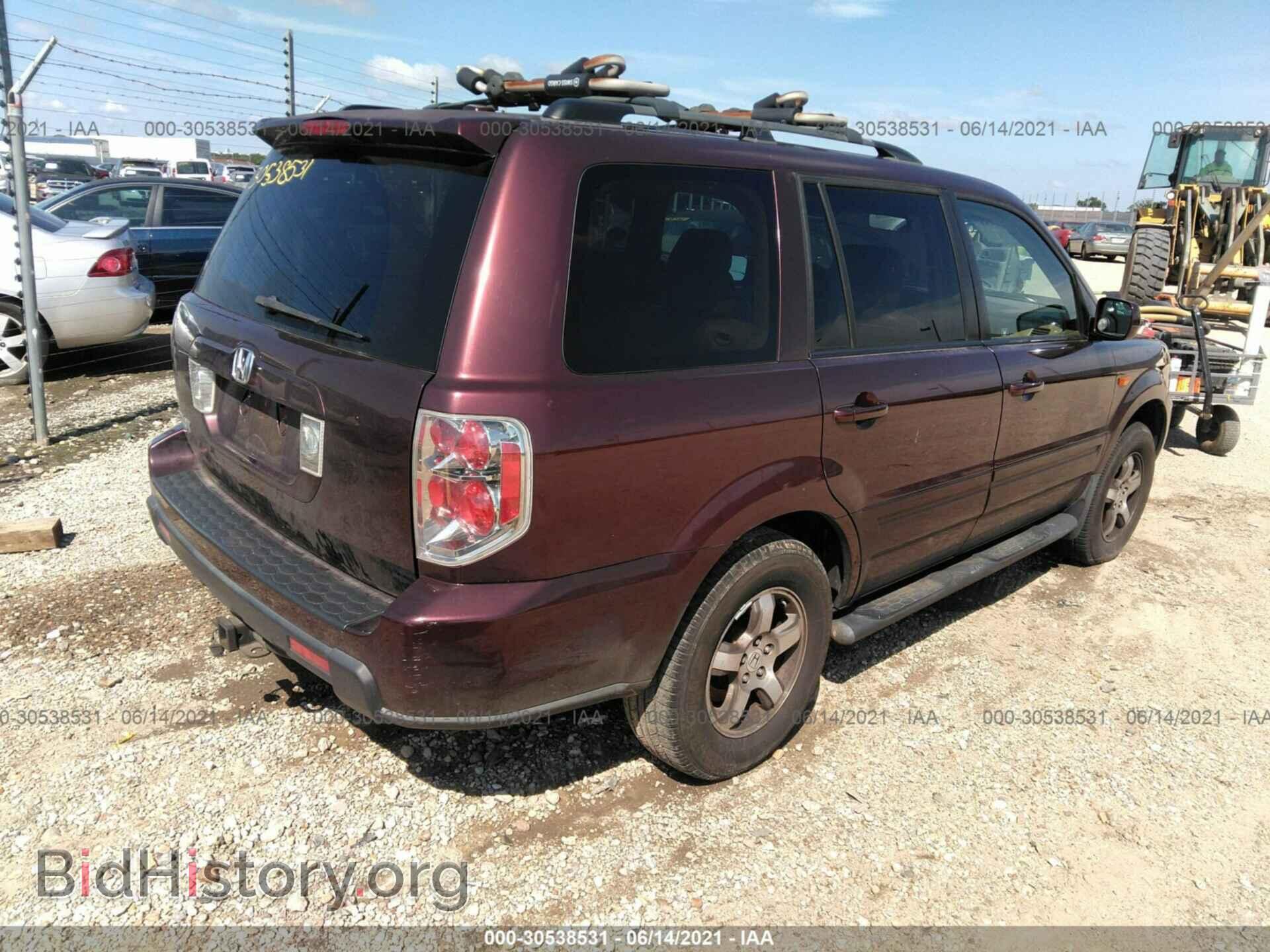 2007 HONDA PILOT - VIN: 5FNYF28567B031102 - Фото 4