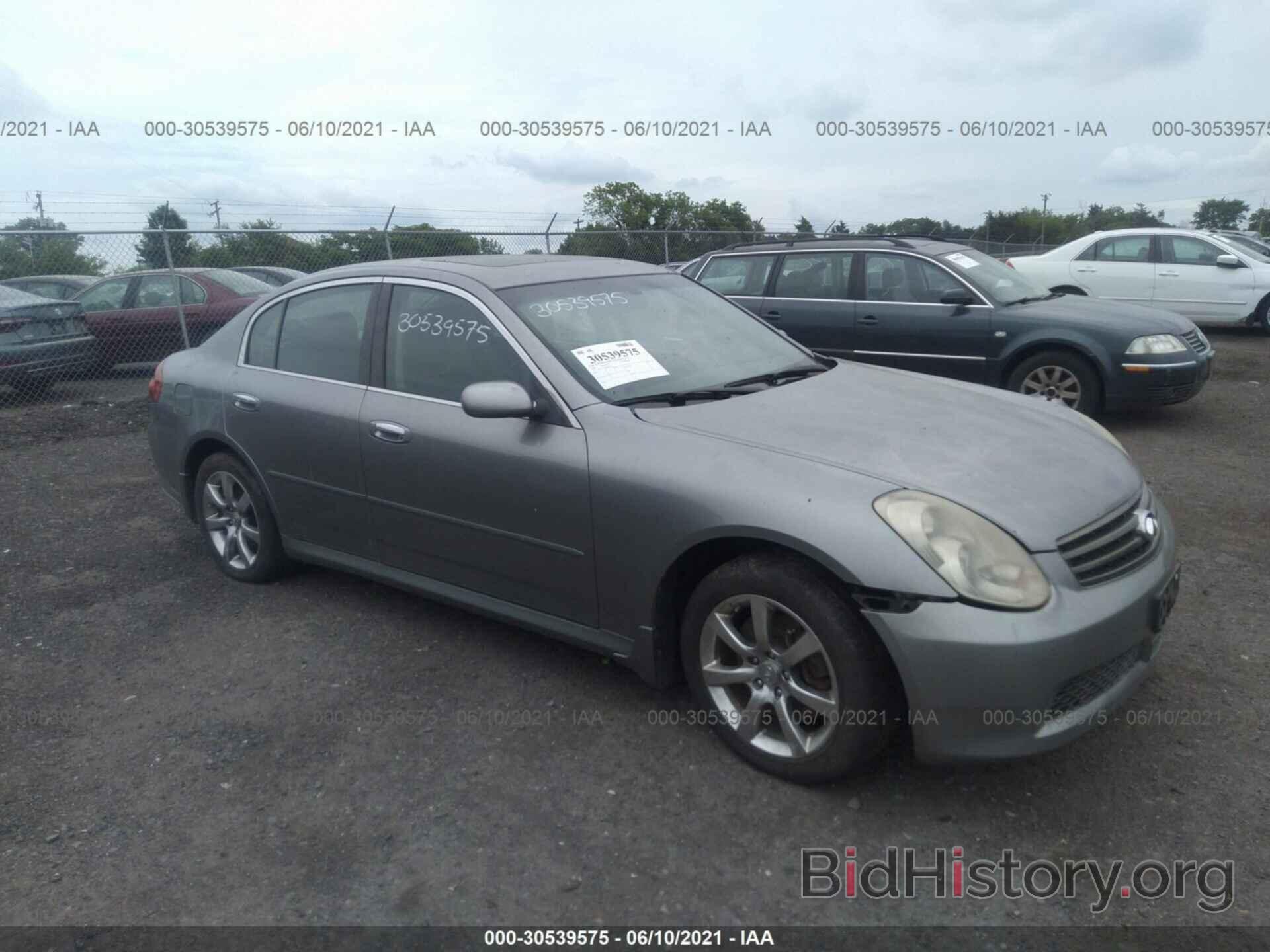 Photo JNKCV51F56M605534 - INFINITI G35 SEDAN 2006