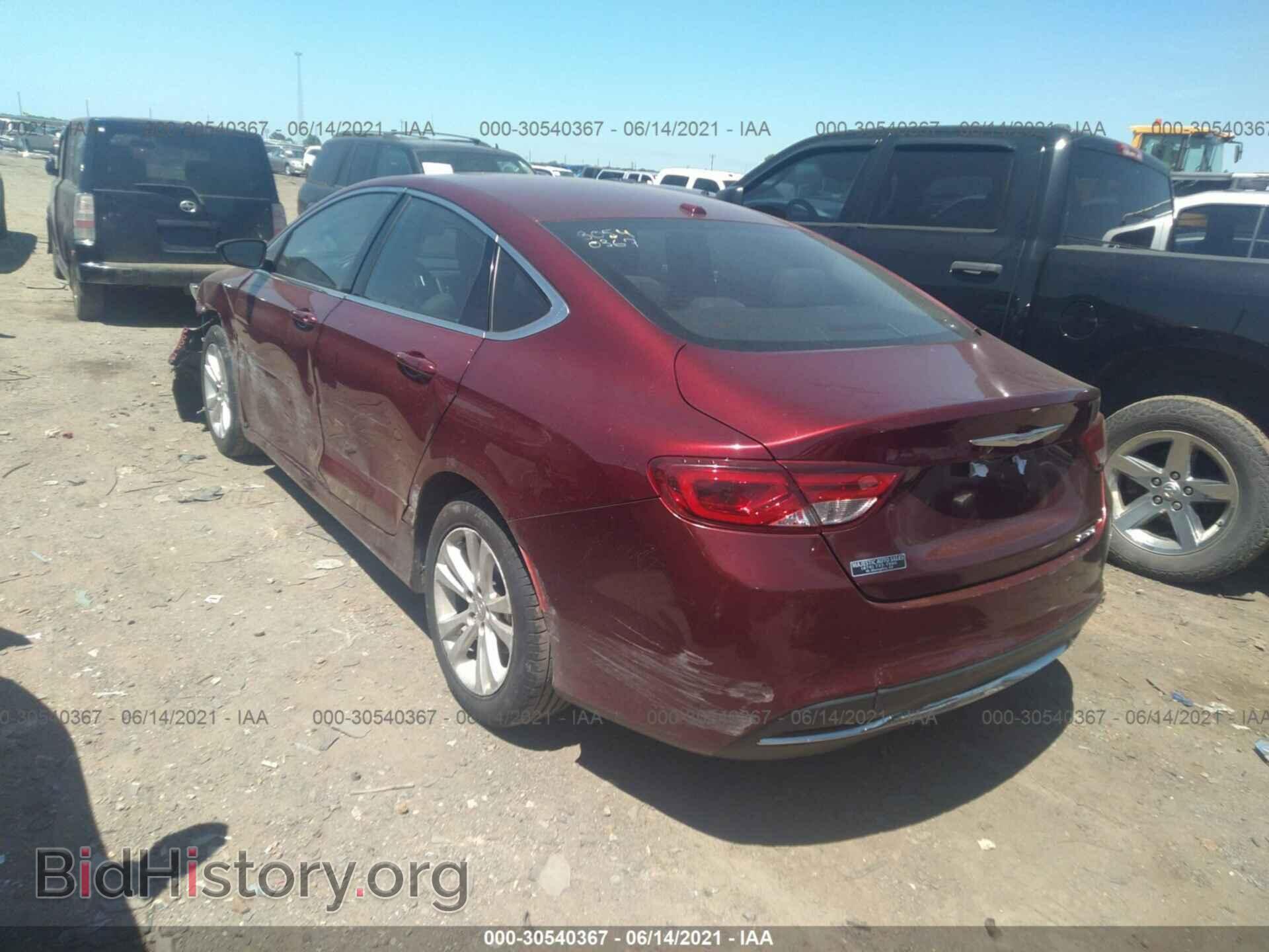 2015 CHRYSLER 200 - VIN: 1C3CCCABXFN628637 - Фото 3