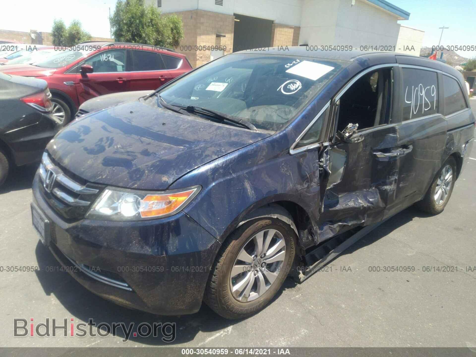2014 HONDA ODYSSEY - VIN: 5FNRL5H48EB132922 - Фото 2