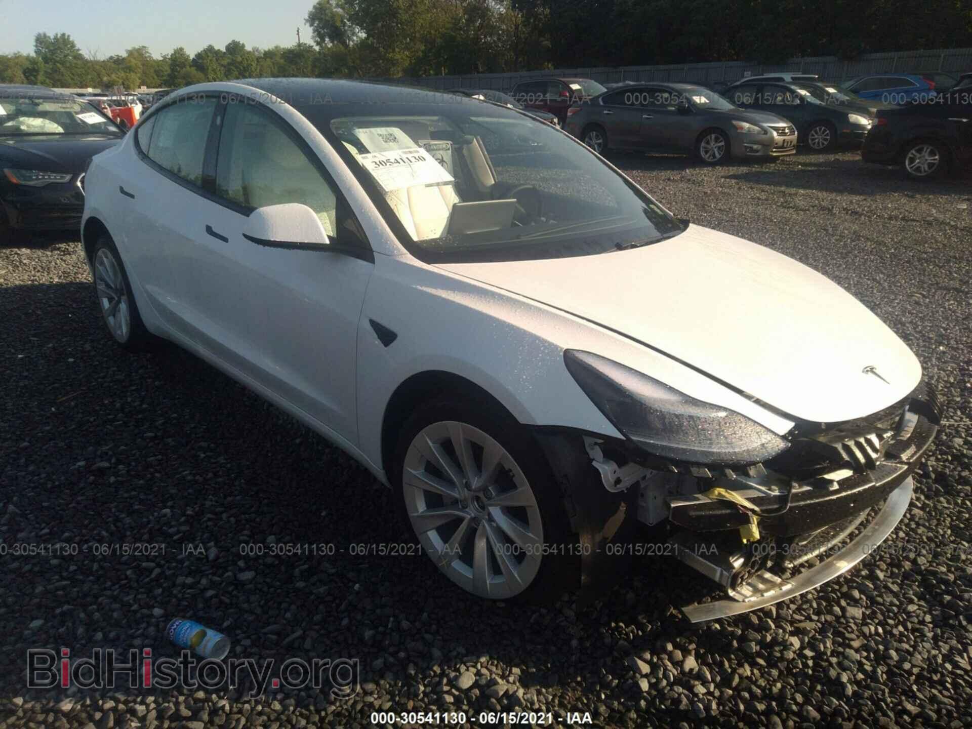 Photo 5YJ3E1EB2MF903451 - TESLA MODEL 3 2021