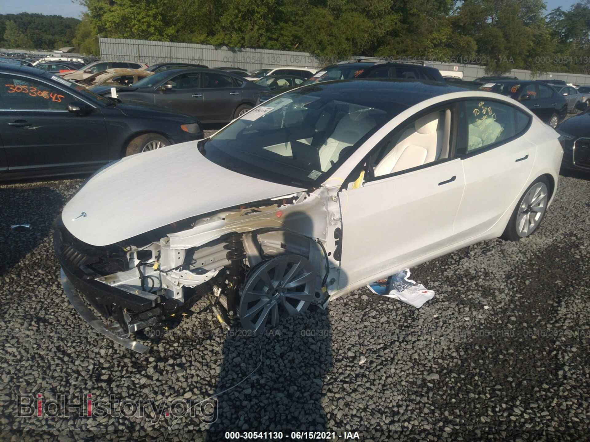 2021 TESLA MODEL 3 - VIN: 5YJ3E1EB2MF903451 - Фото 2