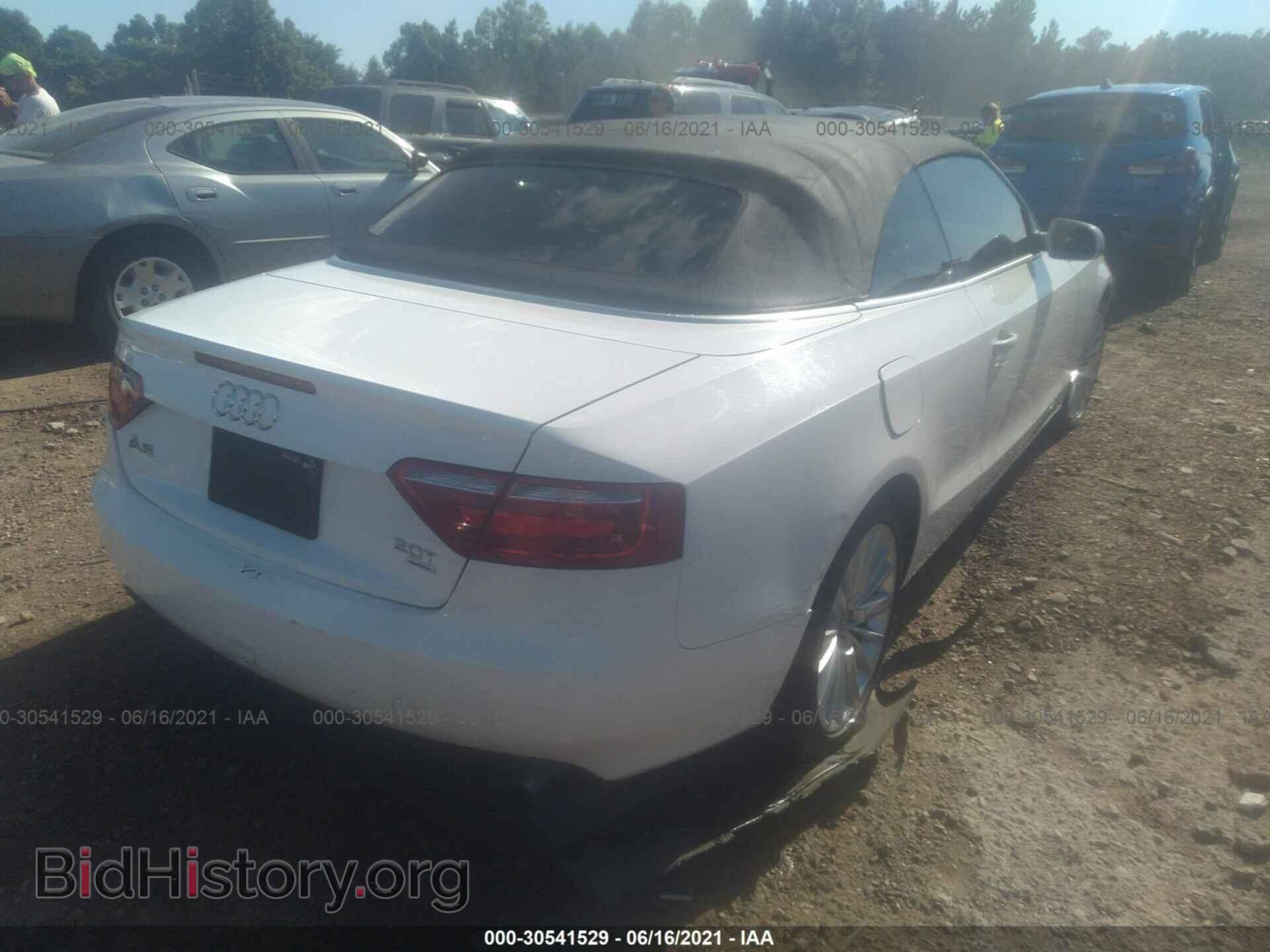 2012 AUDI A5 - VIN: WAUCFAFH0CN007730 - Фото 4