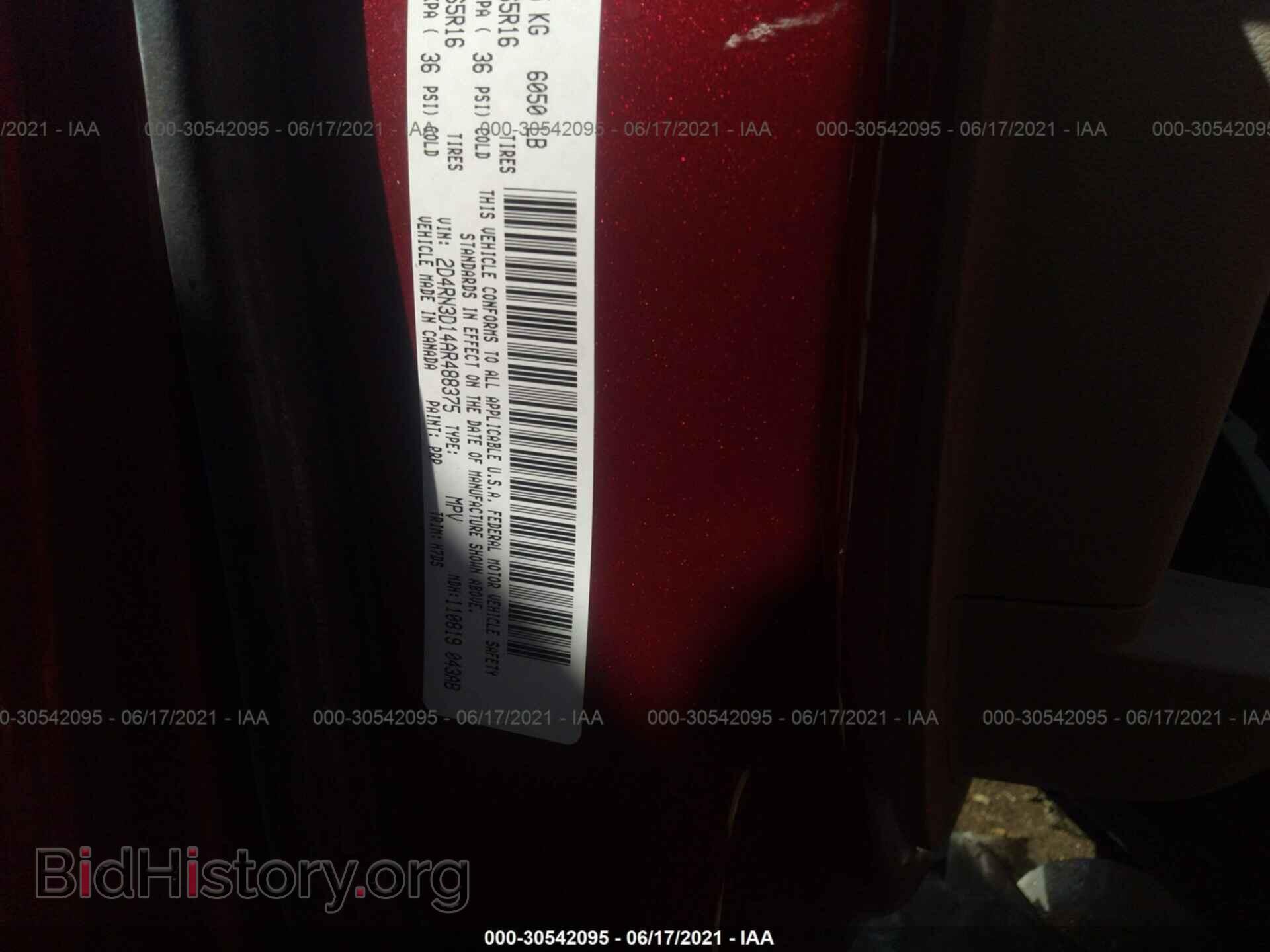 2010 DODGE GRAND CARAVAN - VIN: 2D4RN3D14AR488375 - Фото 9