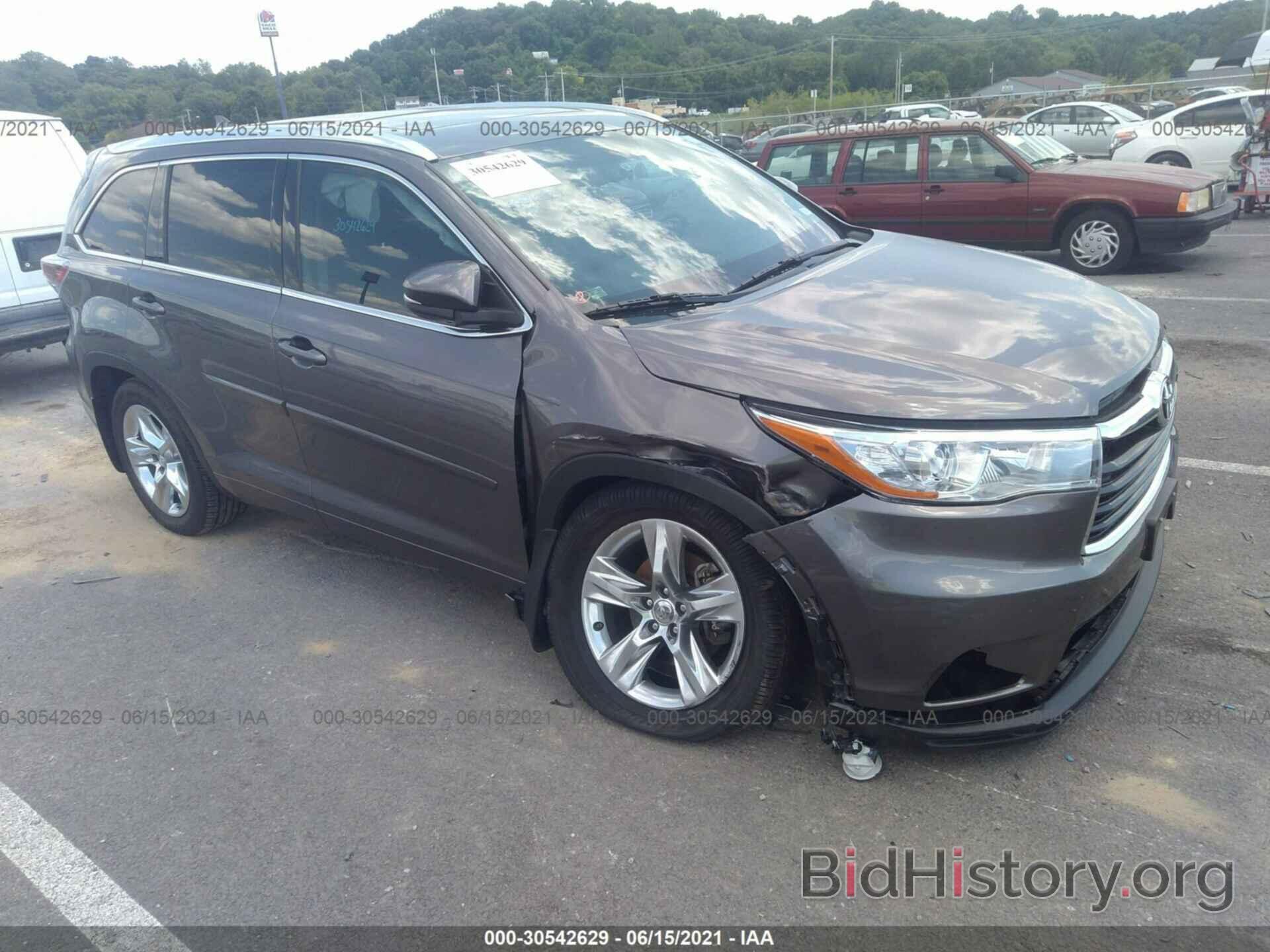 Photo 5TDDKRFH2FS085569 - TOYOTA HIGHLANDER 2015