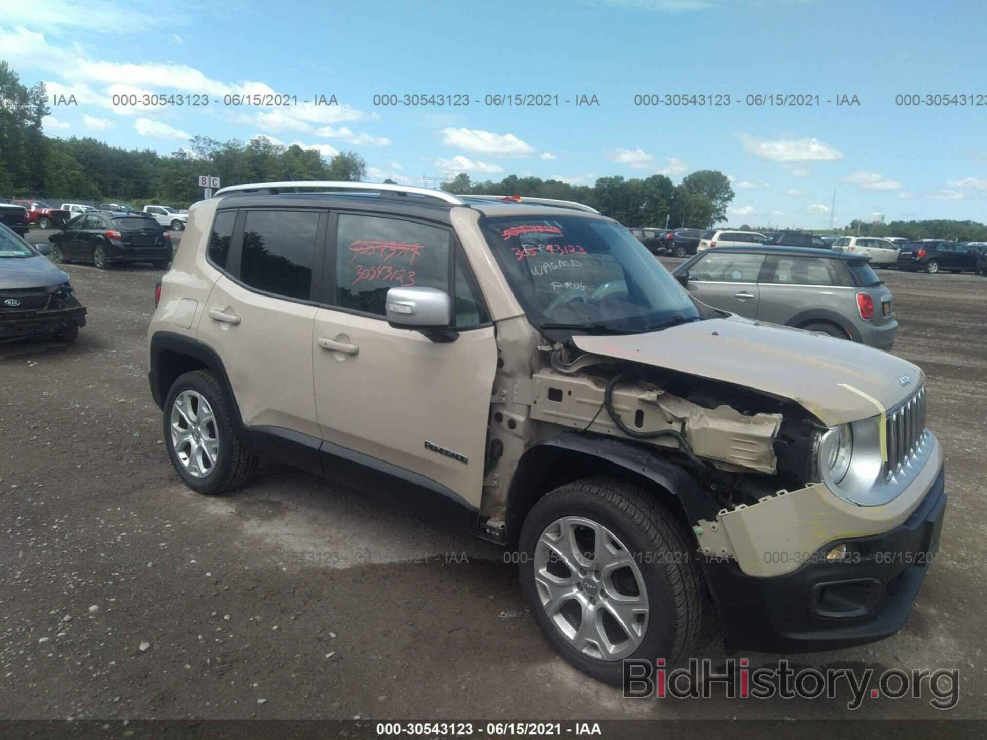 Photo ZACCJBDT9GPC62890 - JEEP RENEGADE 2016