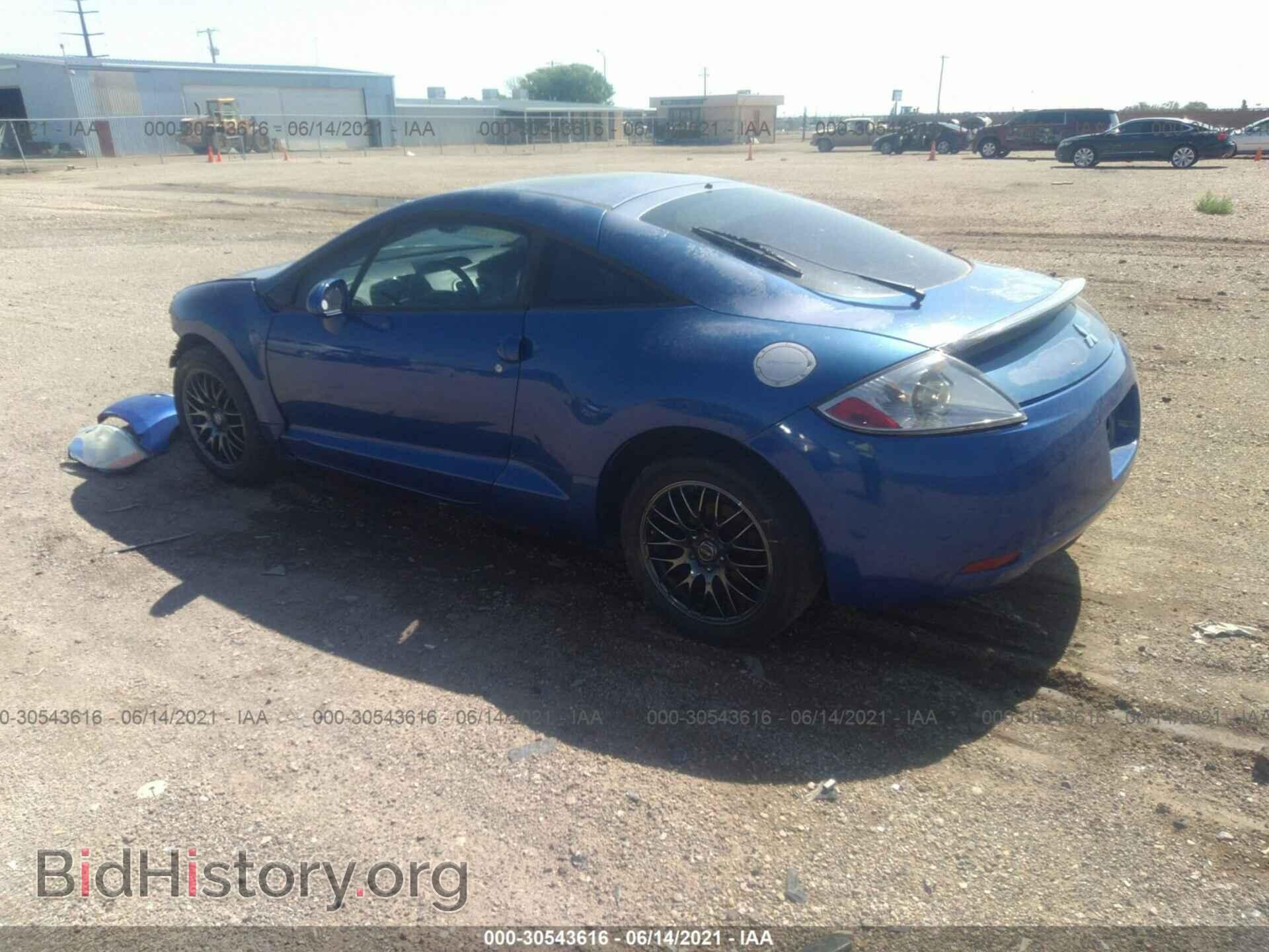 2006 MITSUBISHI ECLIPSE - VIN: 4A3AK24F16E022008 - Фото 3