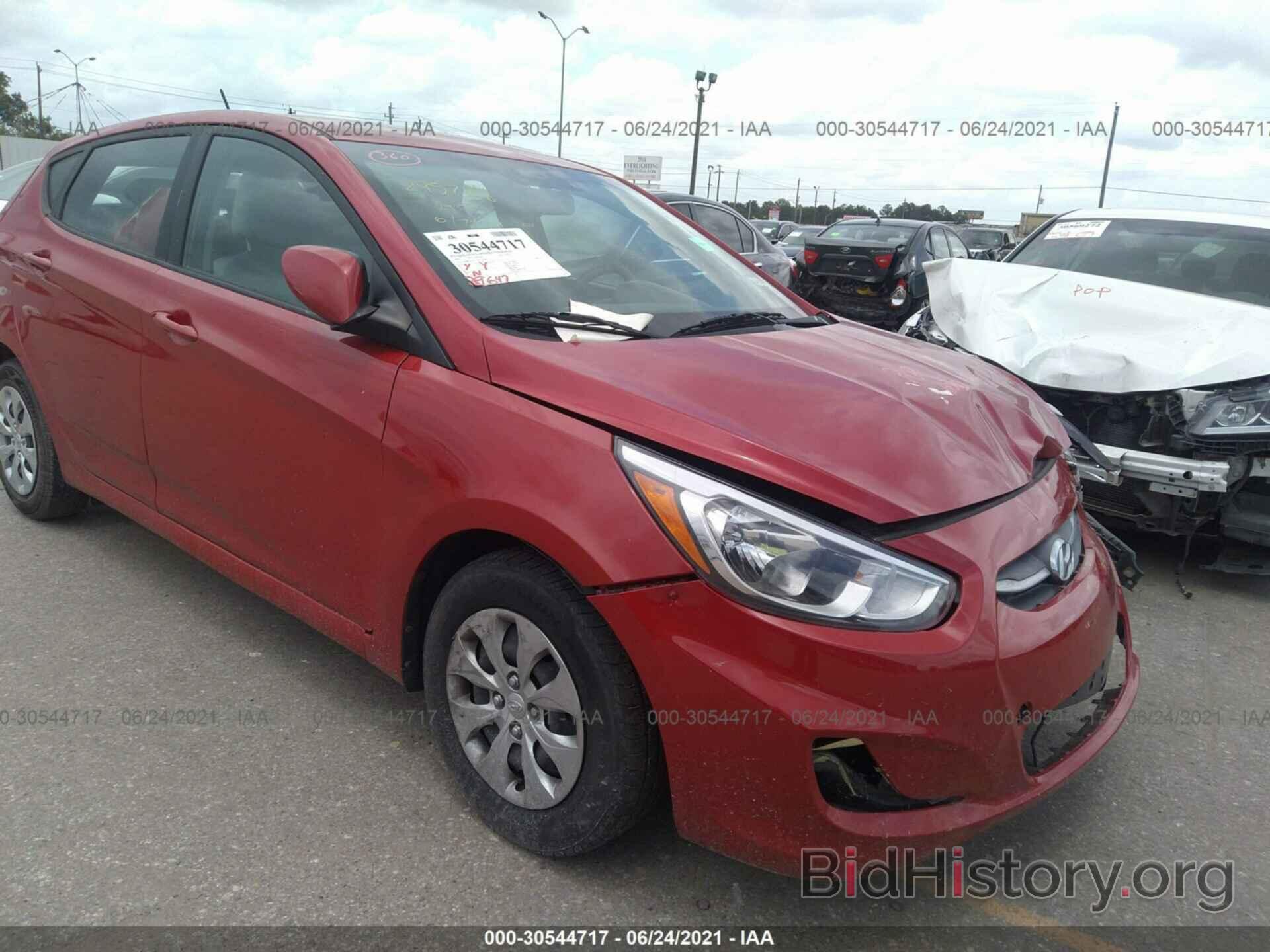 Photo KMHCT5AE5HU322368 - HYUNDAI ACCENT 2017