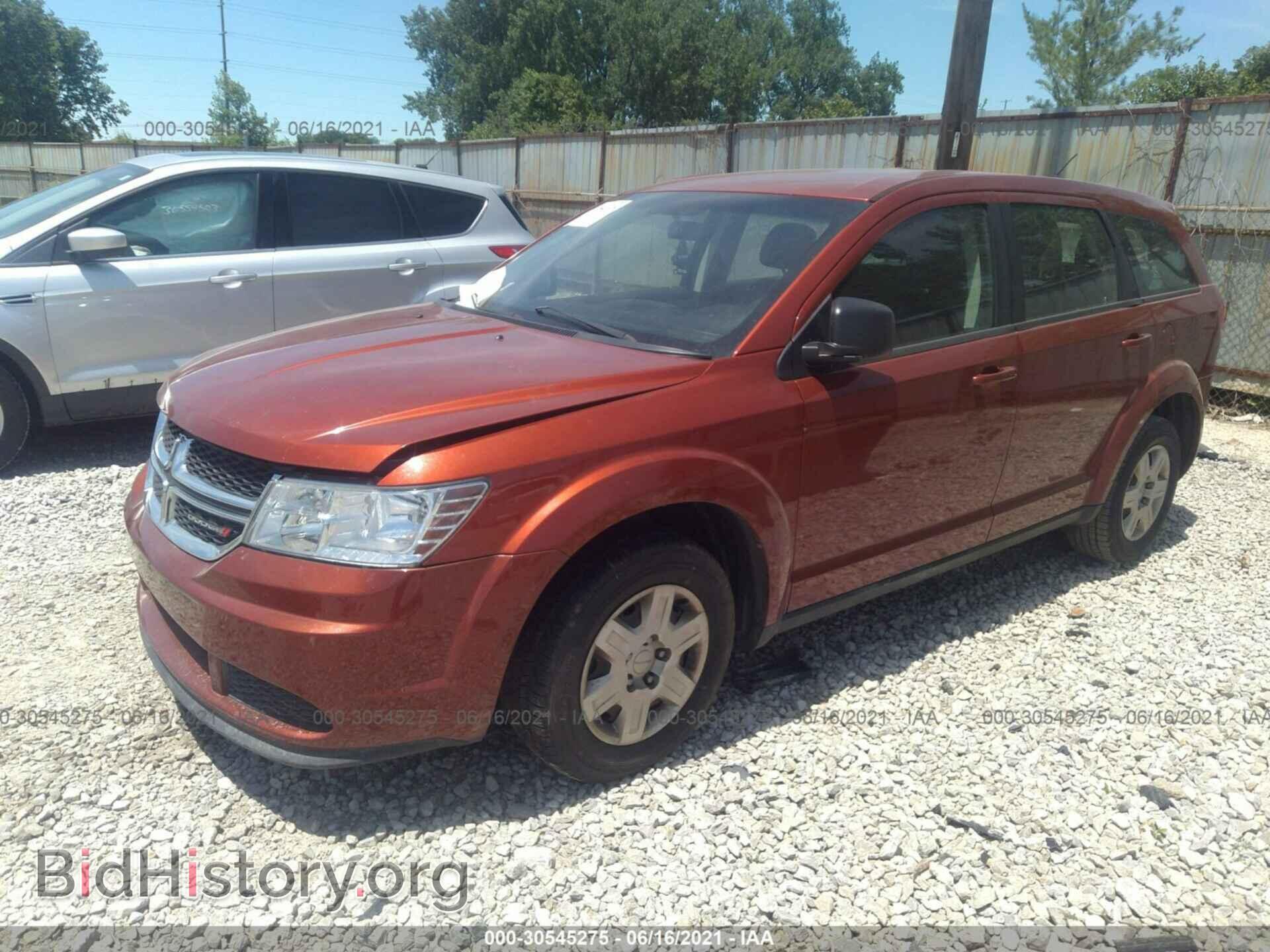 2012 DODGE JOURNEY - VIN: 3C4PDCAB8CT256835 - Фото 2