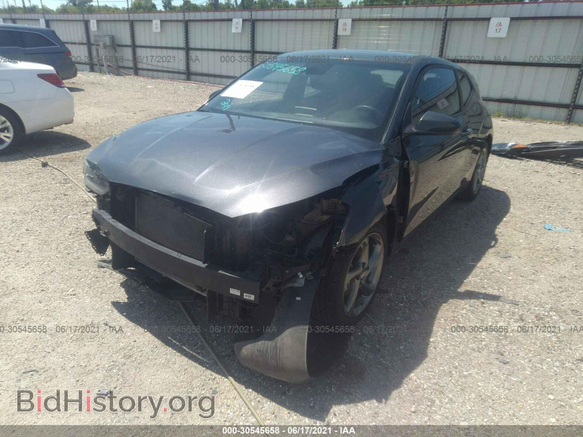 2019 HYUNDAI VELOSTER - VIN: KMHTG6AF2KU020062 - Фото 2