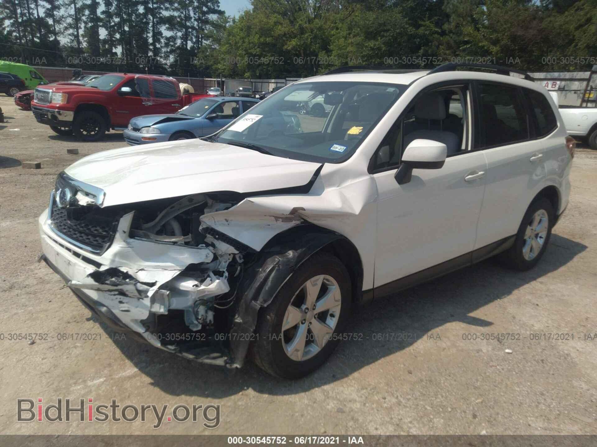 2016 SUBARU FORESTER - VIN: JF2SJADC8GH545344 - Фото 2