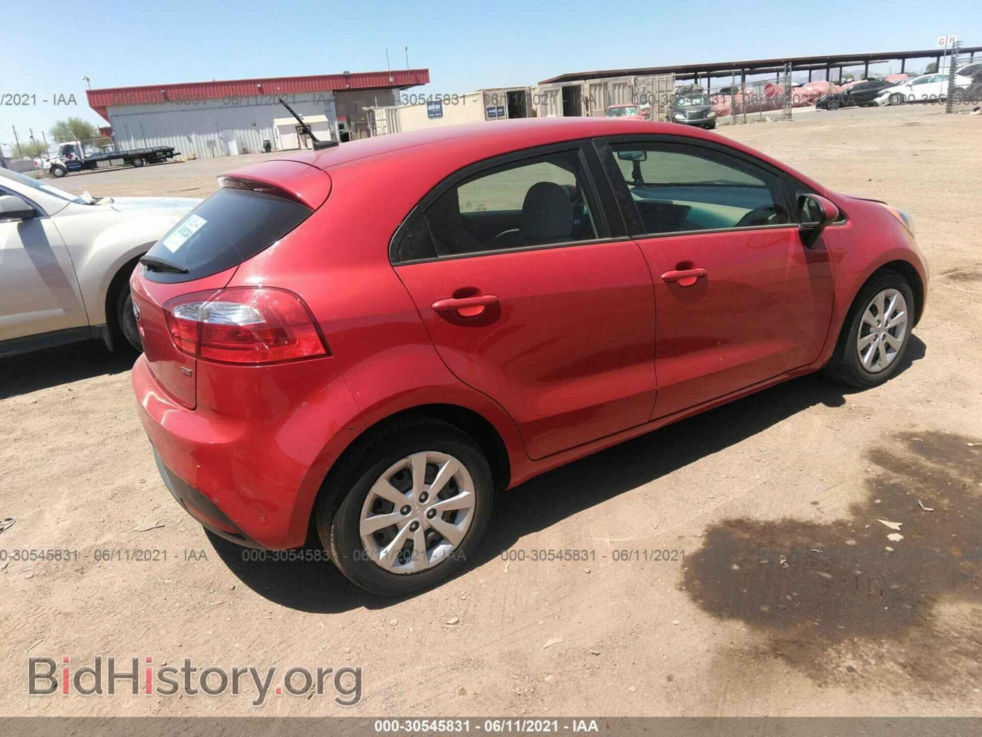2013 KIA RIO - VIN: KNADM5A33D6226285 - Фото 4