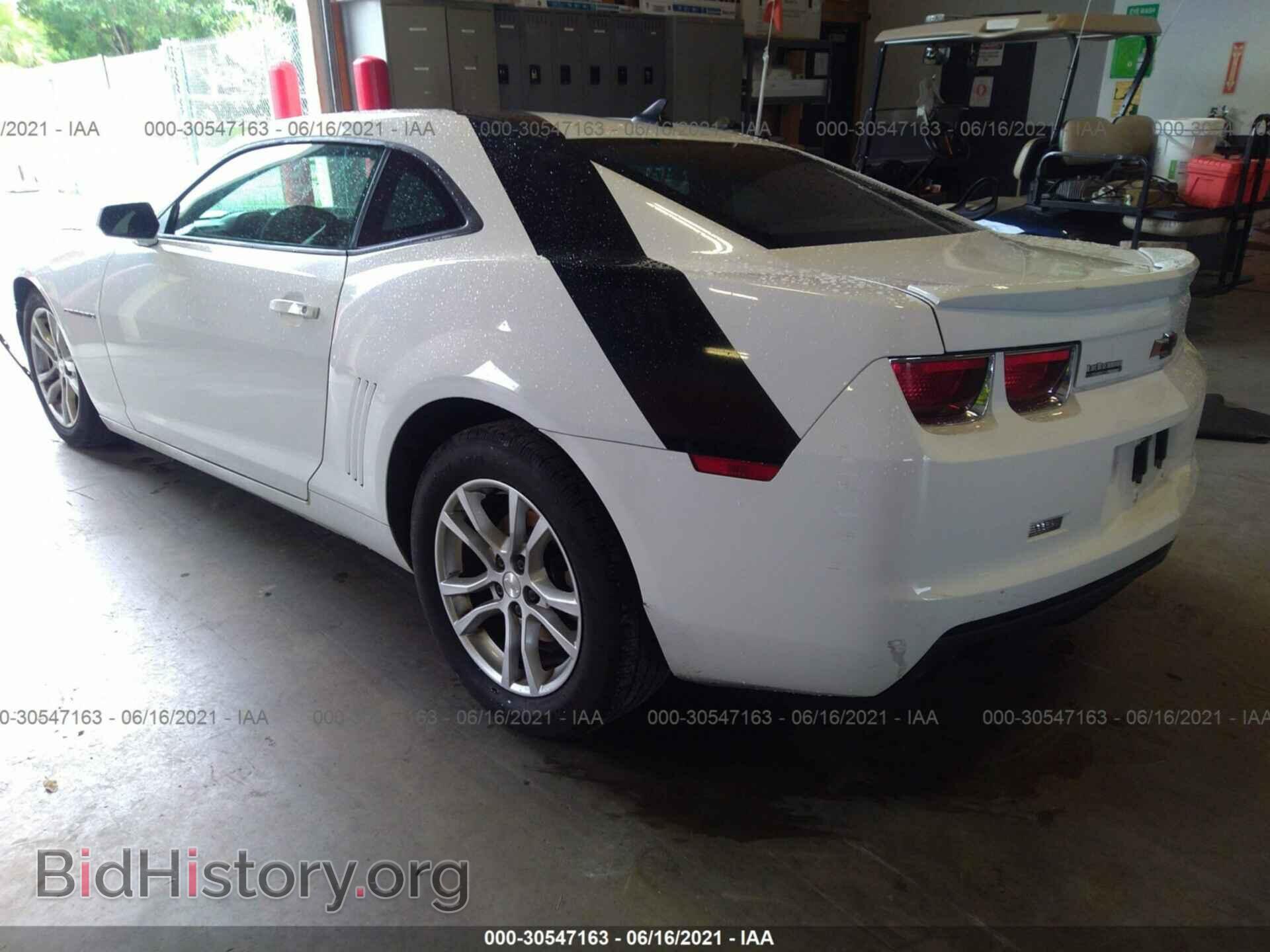2012 CHEVROLET CAMARO - VIN: 2G1FE1E36C9116312 - Фото 3