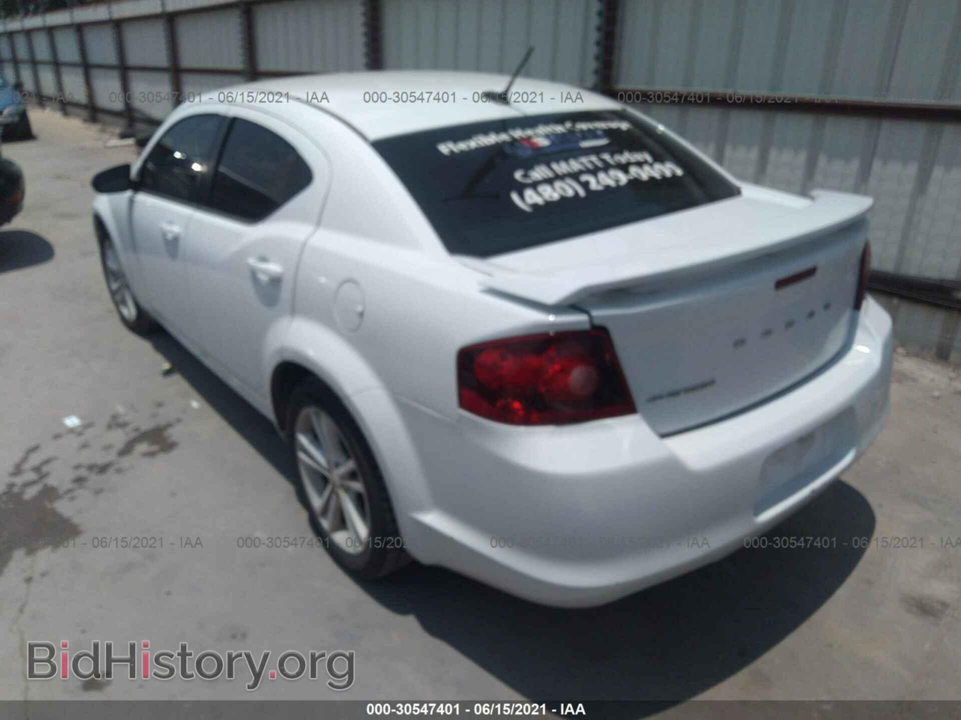2013 DODGE AVENGER - VIN: 1C3CDZAG9DN769630 - Фото 3