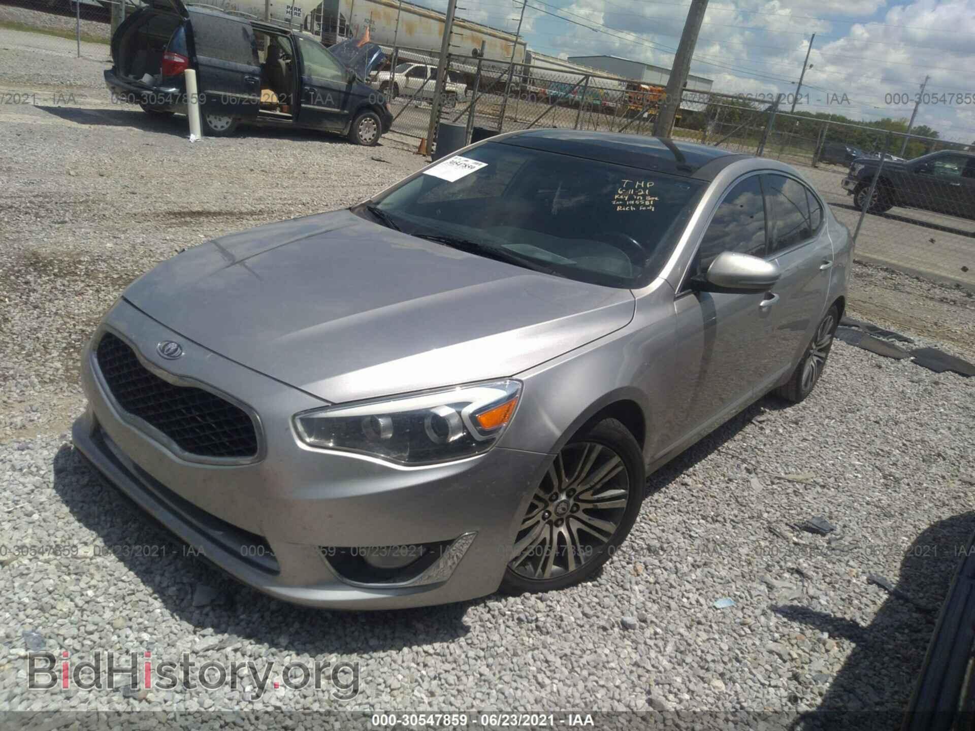 2014 KIA CADENZA - VIN: KNALN4D76E5134676 - Фото 2