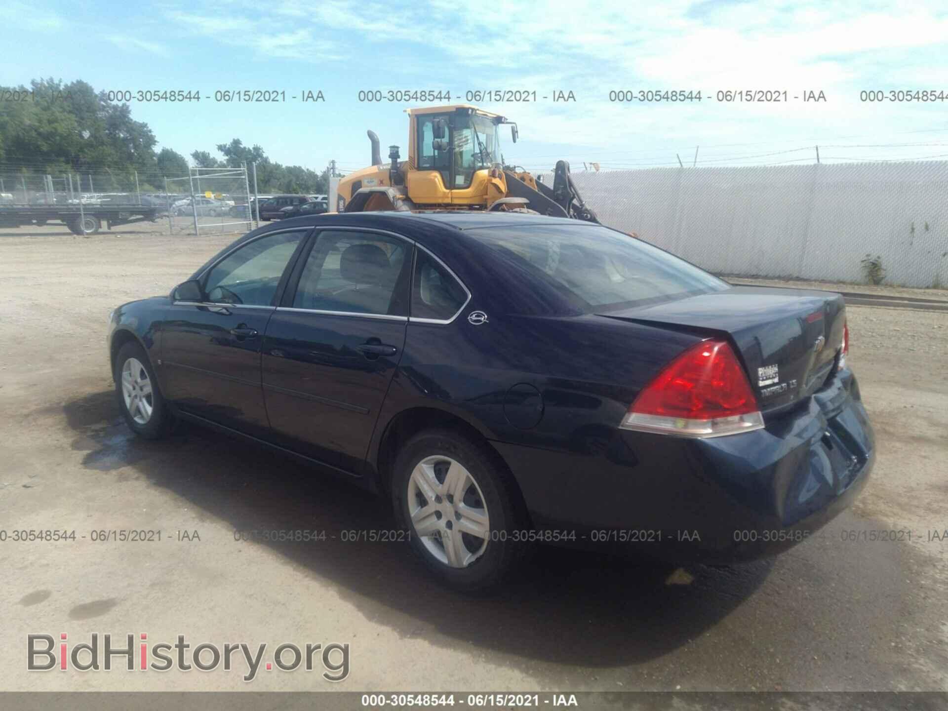 2007 CHEVROLET IMPALA - VIN: 2G1WB55K279318917 - Фото 3