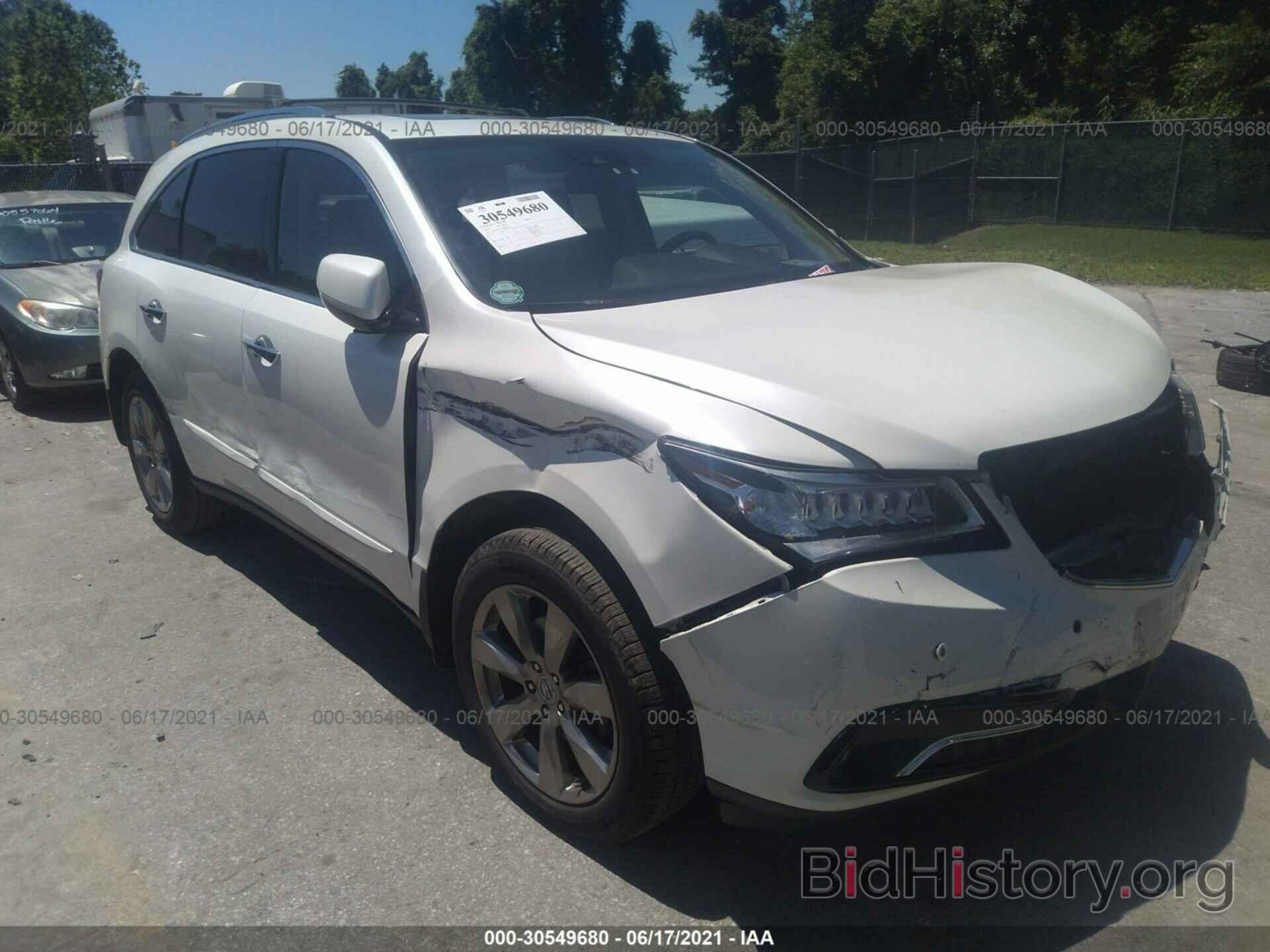 Photo 5FRYD4H99GB009825 - ACURA MDX 2016