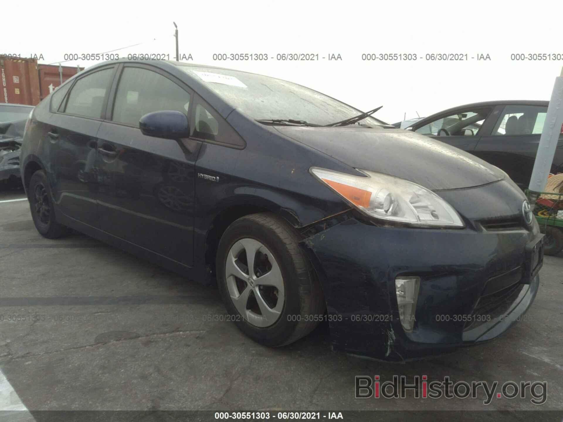 Фотография JTDKN3DU6D1706995 - TOYOTA PRIUS 2013