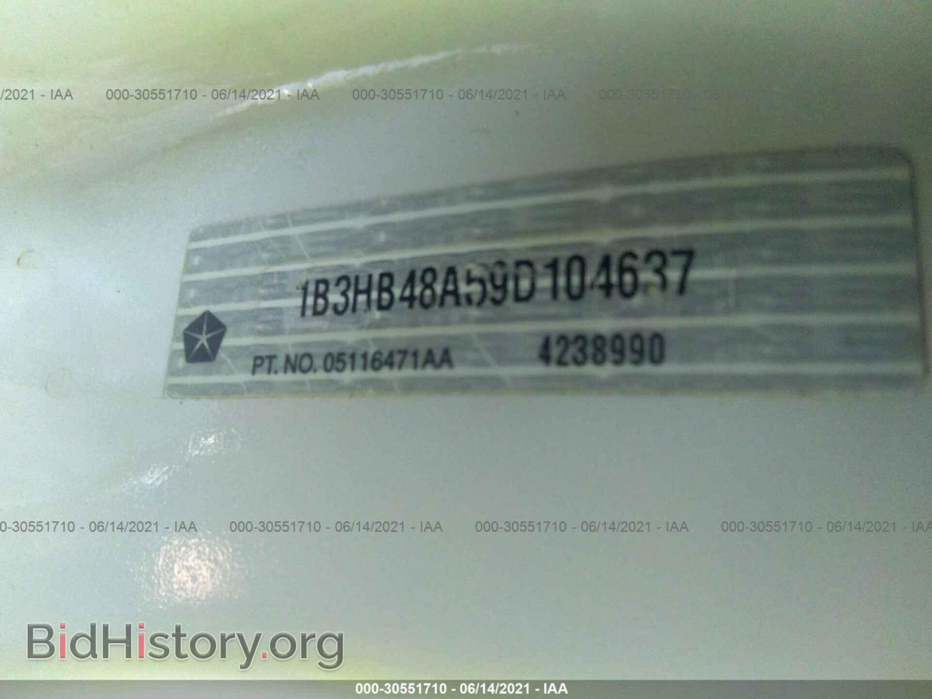 2009 DODGE CALIBER - VIN: 1B3HB48A59D104637 - Фото 9