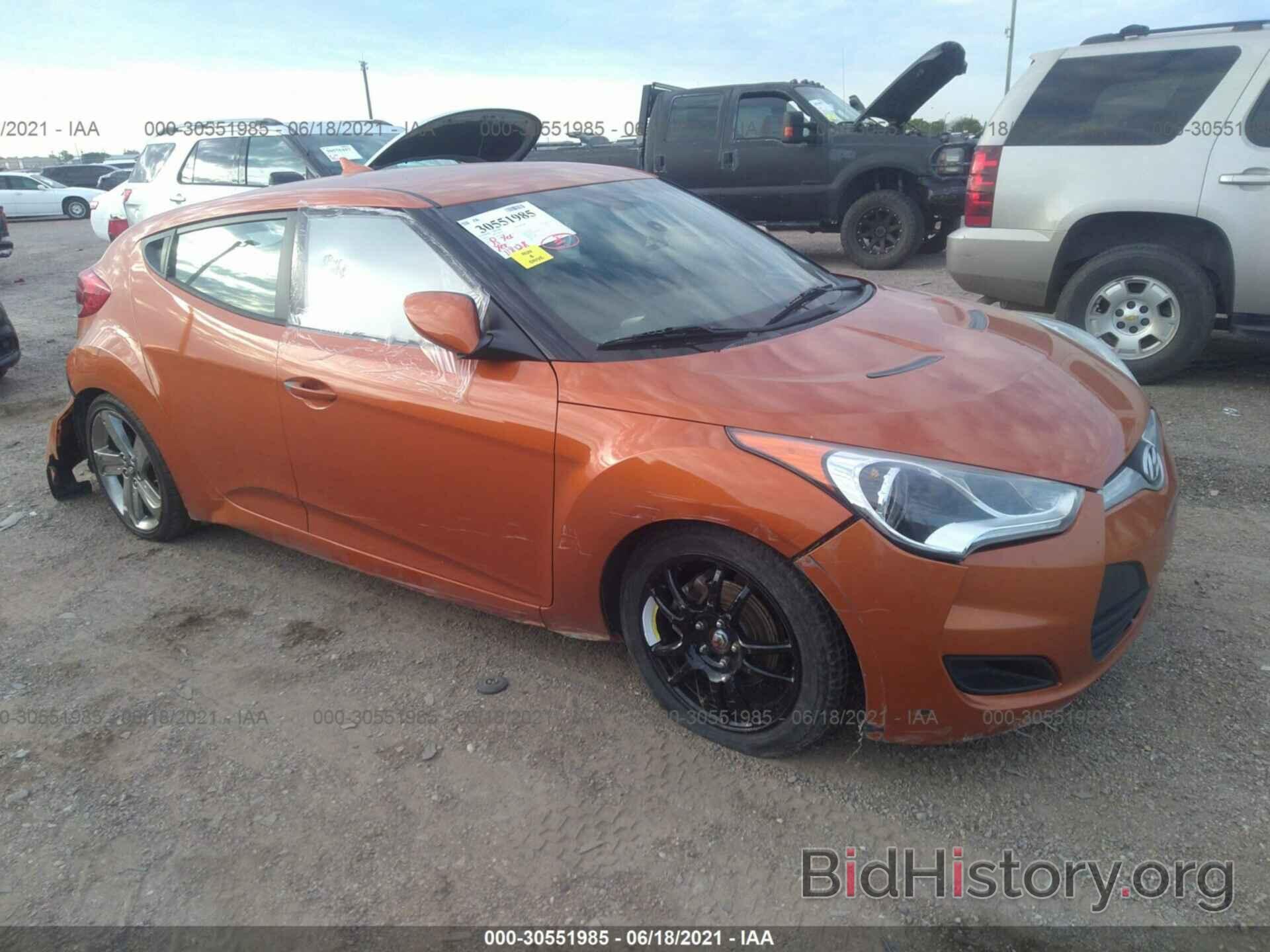 Photo KMHTC6ADXCU026753 - HYUNDAI VELOSTER 2012