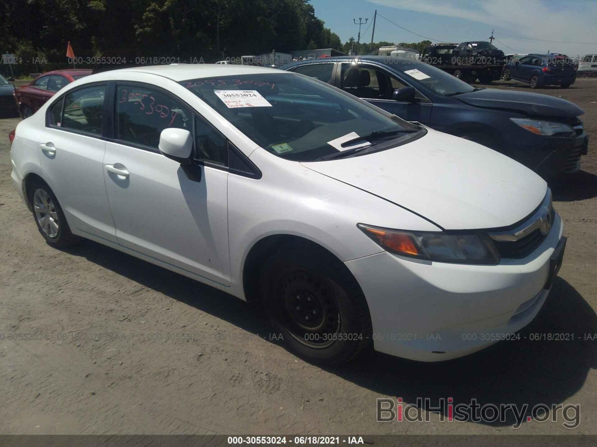 Photo 2HGFB2F5XCH330961 - HONDA CIVIC SDN 2012