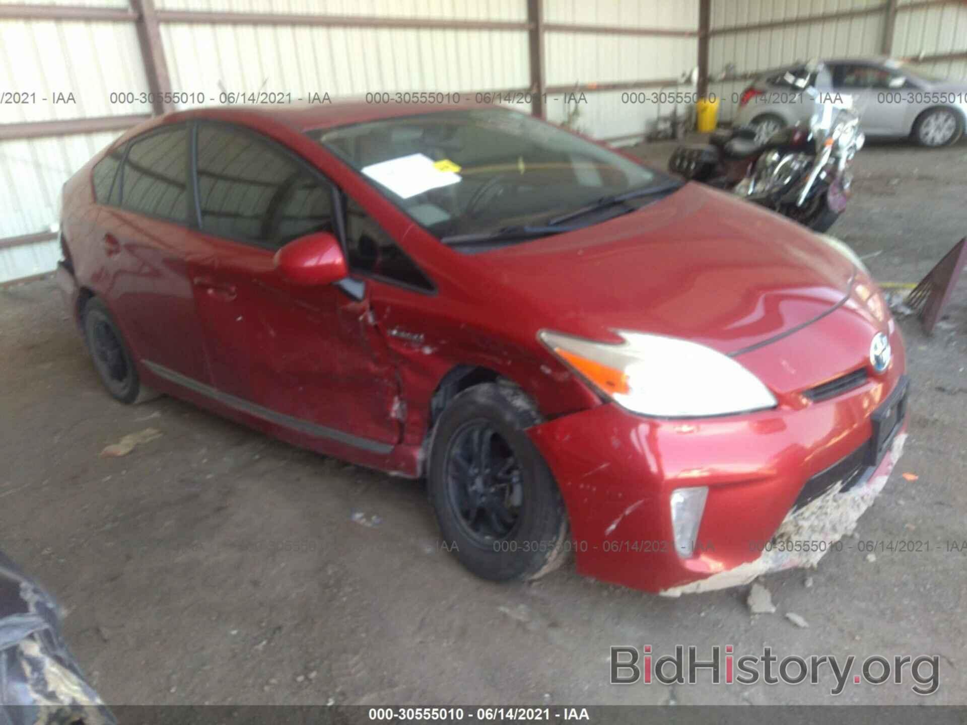 Photo JTDKN3DUXD5588281 - TOYOTA PRIUS 2013