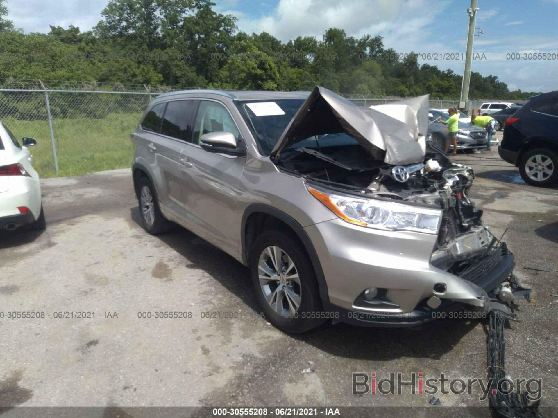 Photo 5TDKKRFH1ES014403 - TOYOTA HIGHLANDER 2014