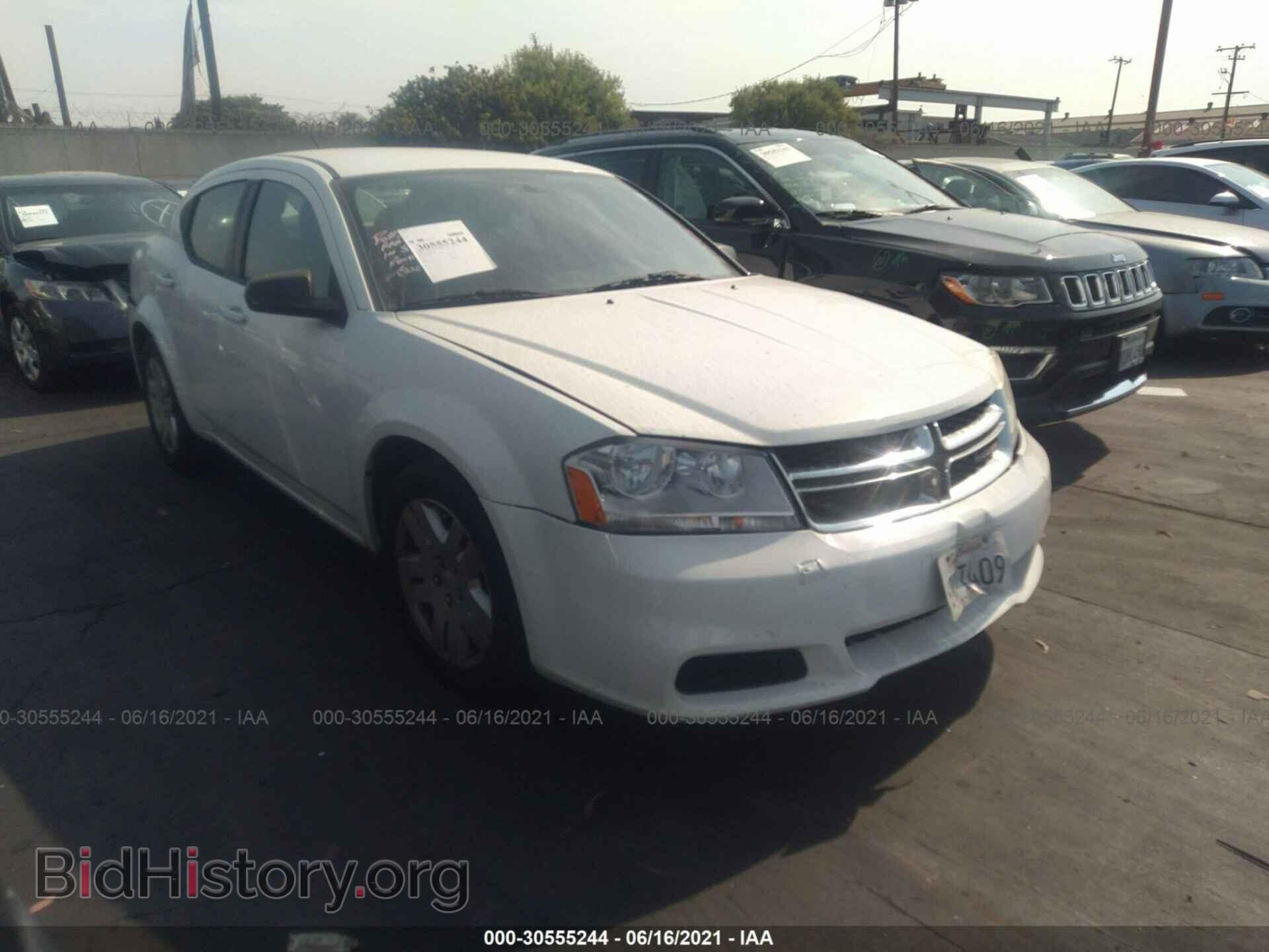 Фотография 1C3CDZAB3CN252889 - DODGE AVENGER 2012