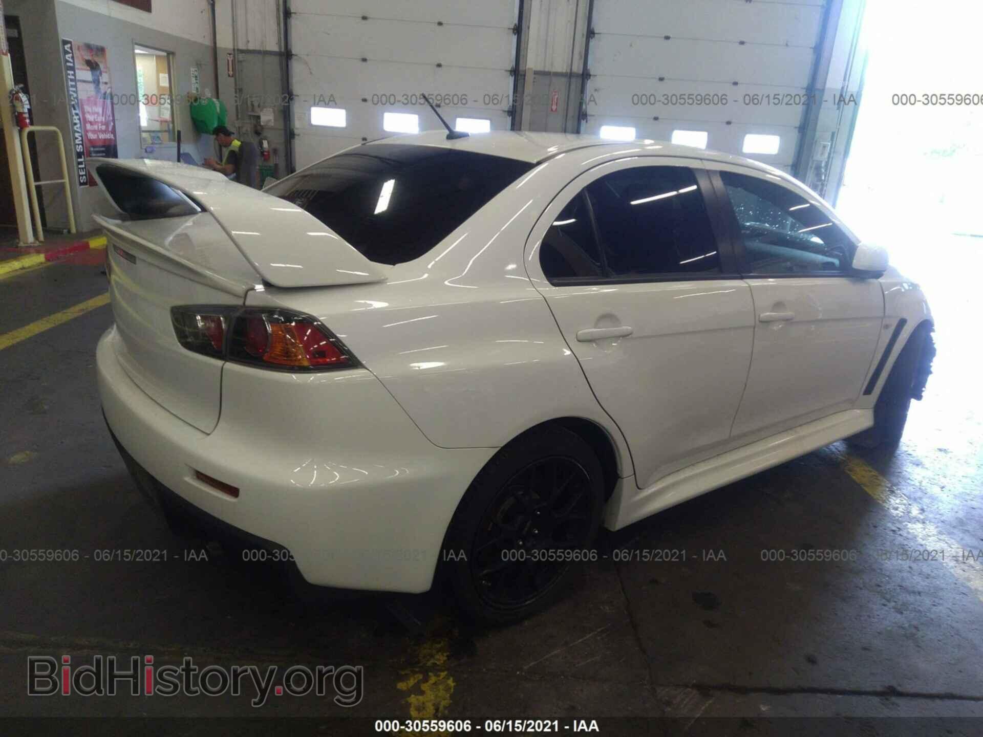 2014 MITSUBISHI LANCER EVOLUTION - VIN: JA32W5FV5EU010593 - Фото 4