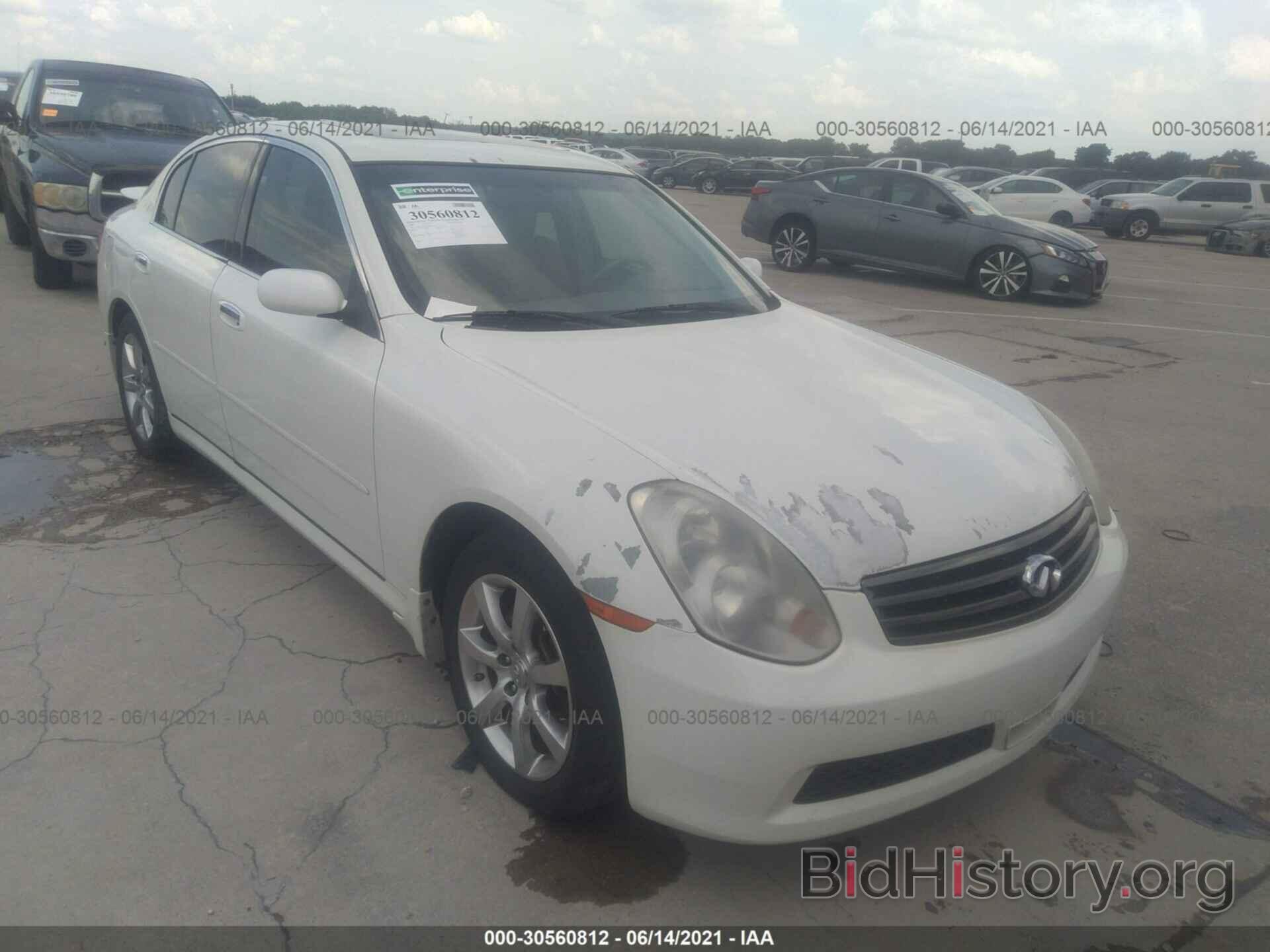 Photo JNKCV51F36M608500 - INFINITI G35 SEDAN 2006