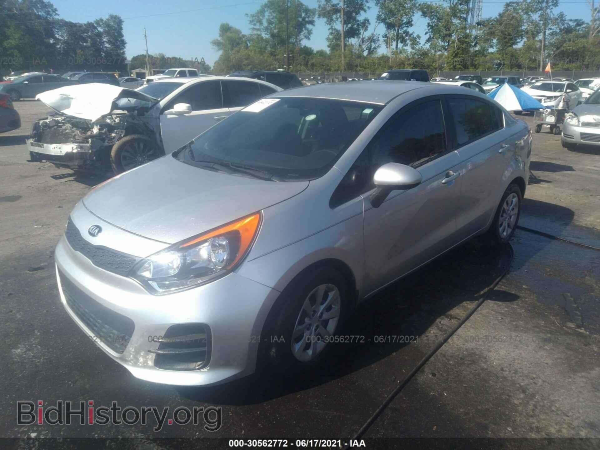 2015 KIA RIO - VIN: KNADM4A3XF6524989 - Фото 2