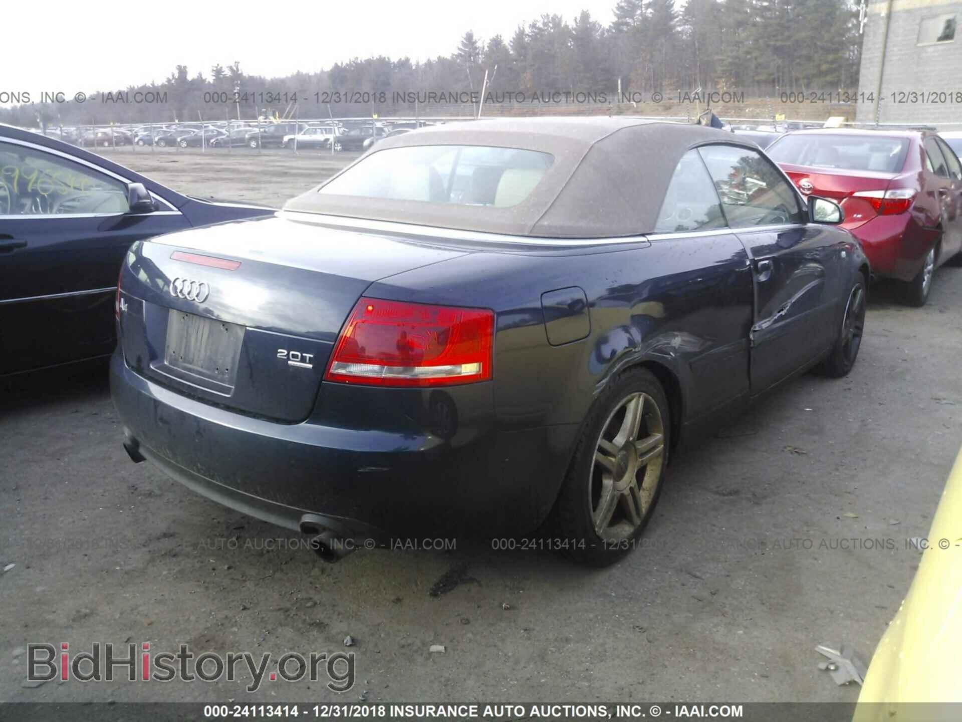 2007 AUDI A4 - VIN: WAUDF48HX7K021600 - Photo 4
