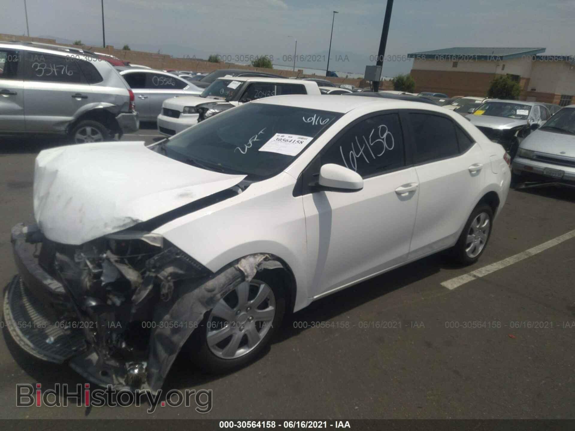 2014 TOYOTA COROLLA - VIN: 5YFBURHE4EP066131 - Фото 2