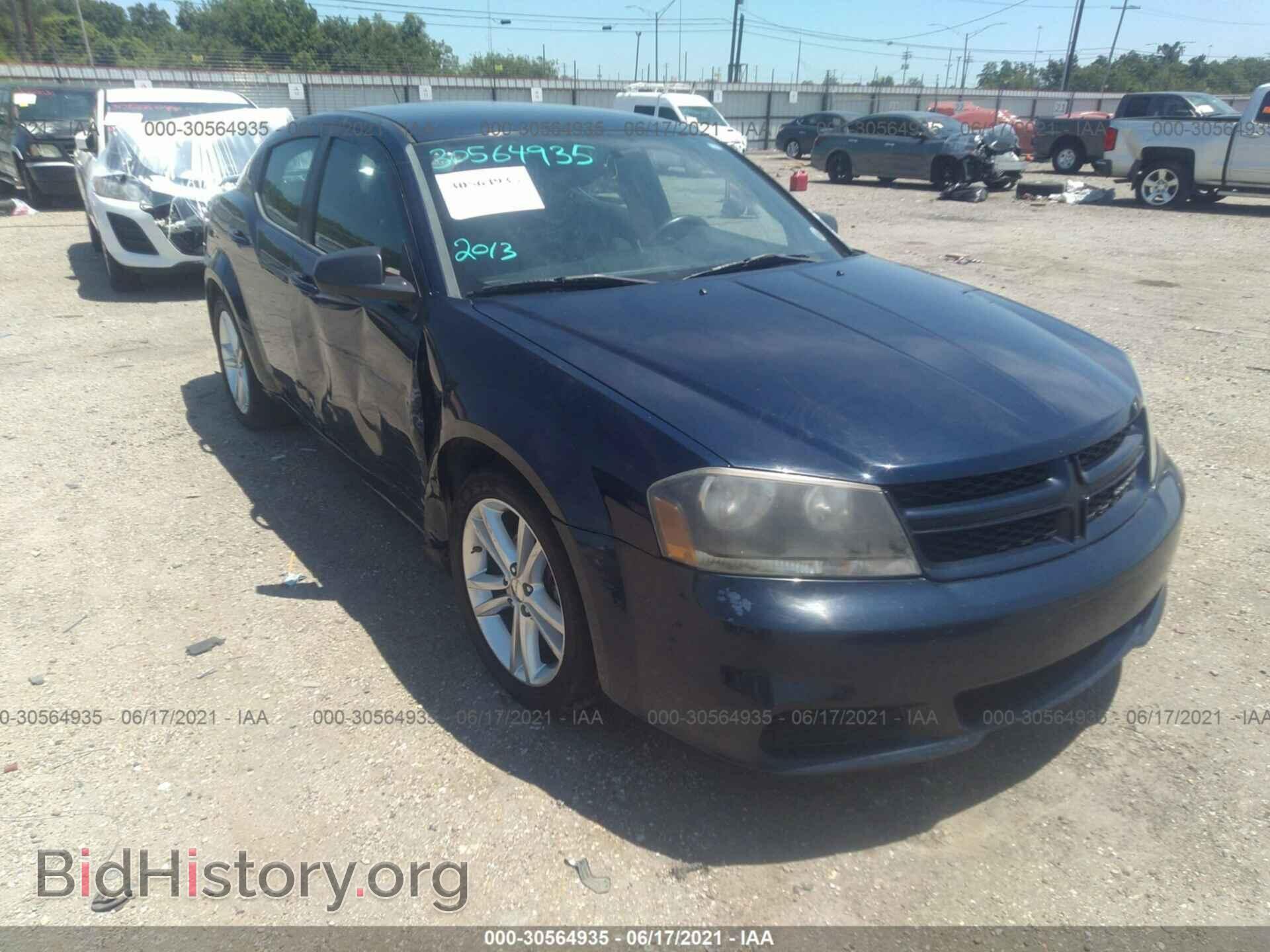 Фотография 1C3CDZAG9DN768591 - DODGE AVENGER 2013