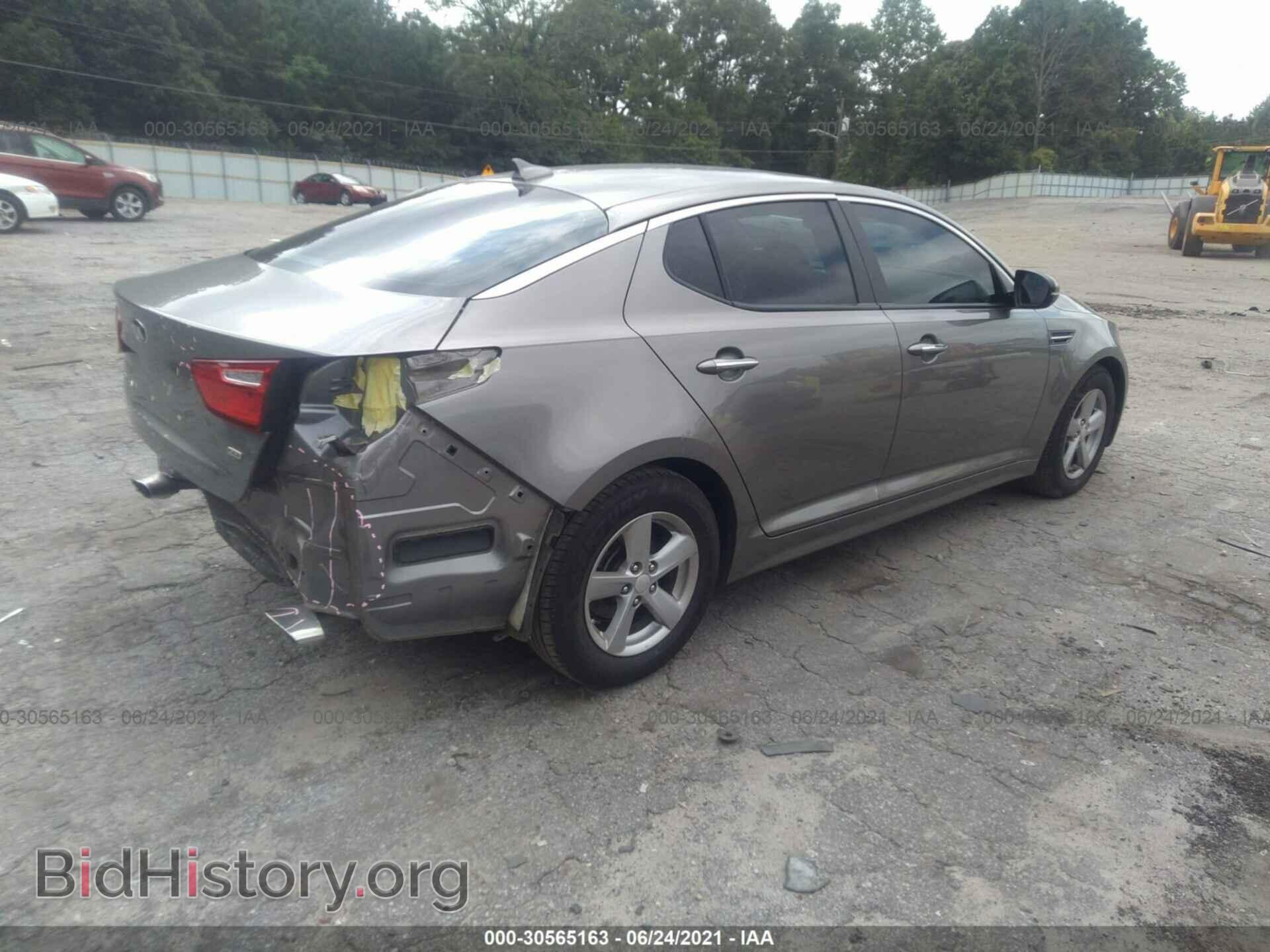 2015 KIA OPTIMA - VIN: 5XXGM4A73FG392453 - Photo 4