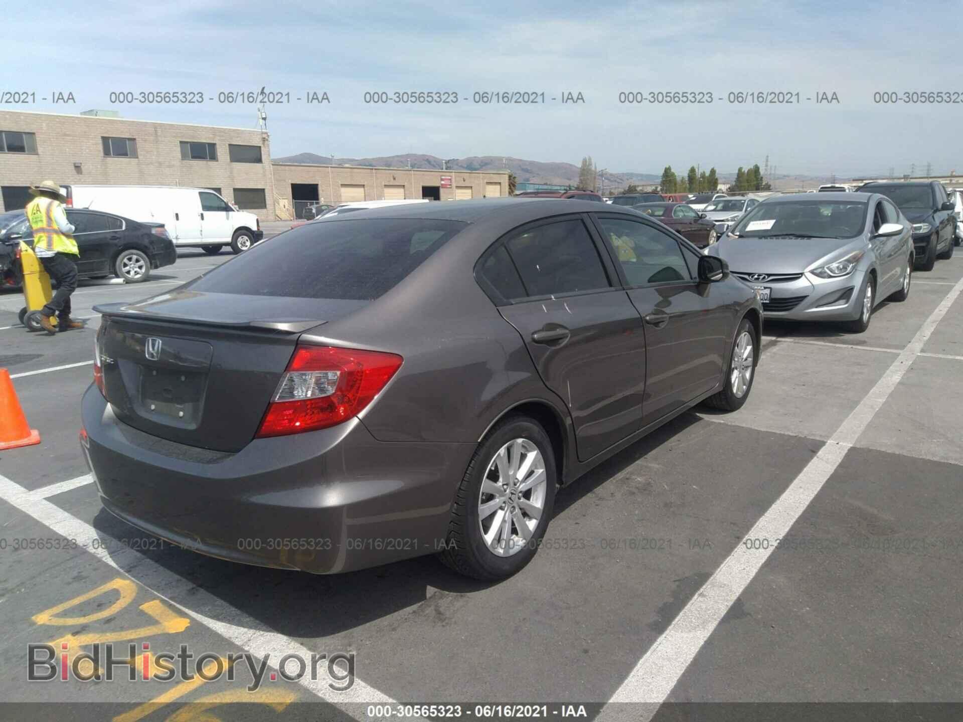 2012 HONDA CIVIC SDN - VIN: 19XFB2F85CE329656 - Фото 4
